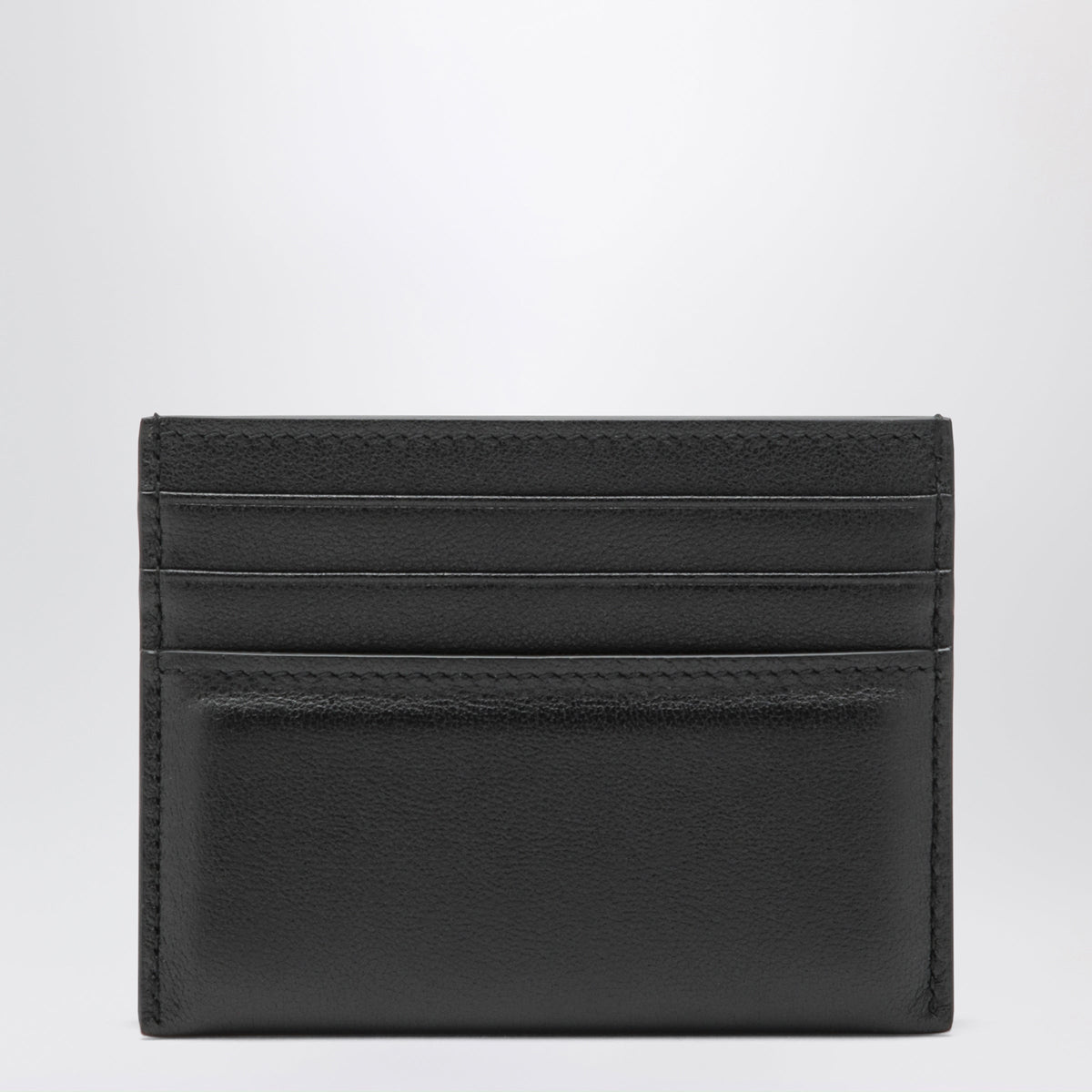 Givenchy Black Leather Card Holder With Logo Men GIVENCHY