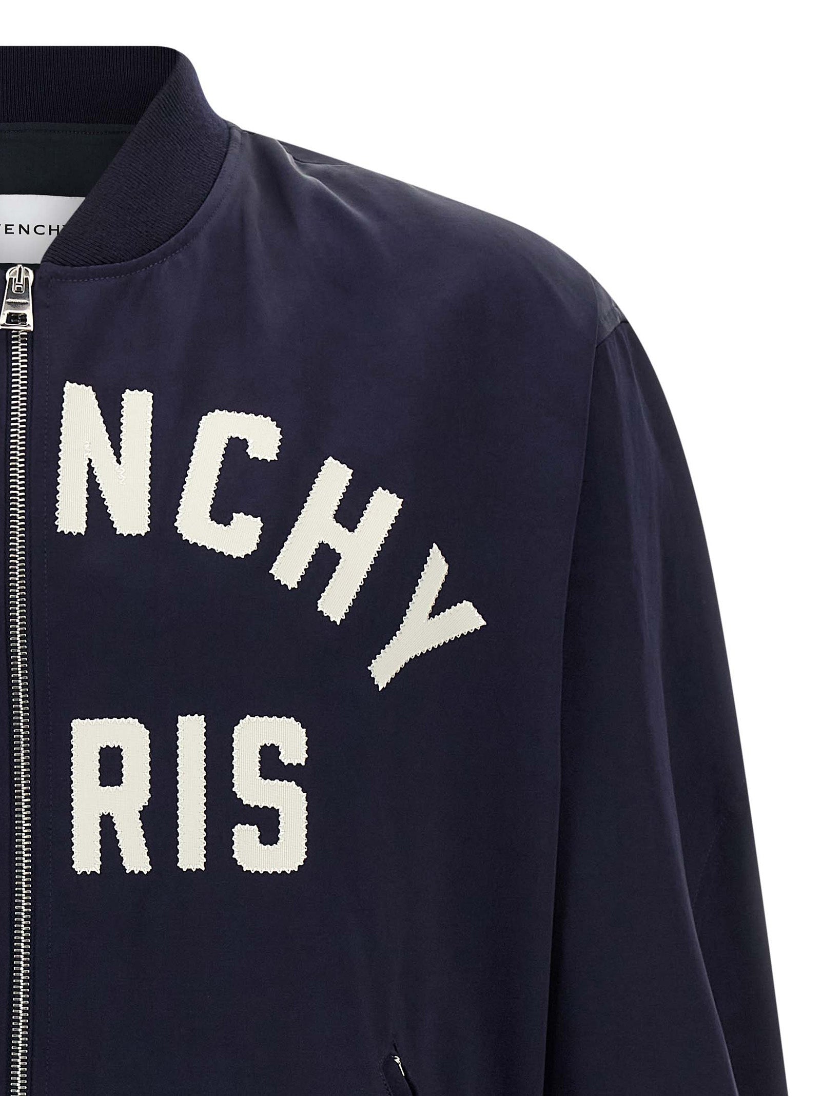 Givenchy Men Logo Bomber Jacket GIVENCHY