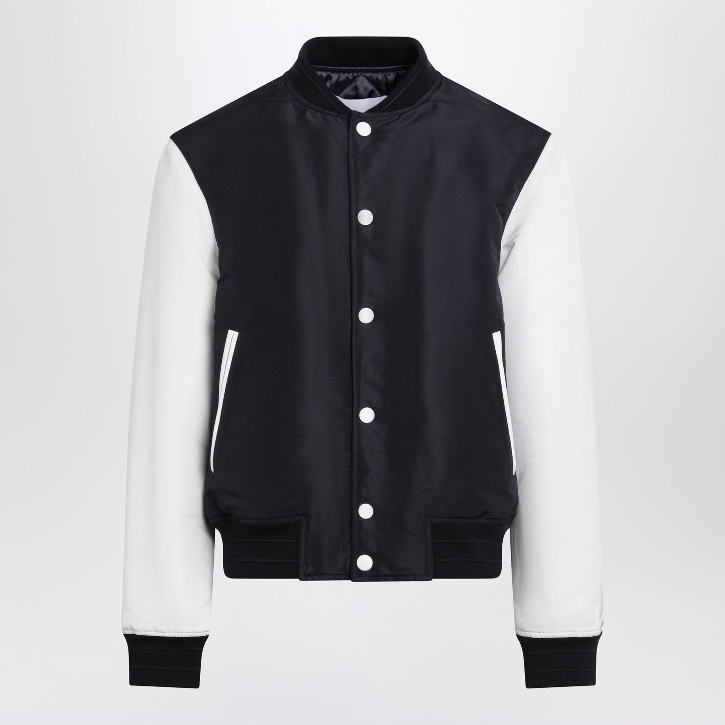 Givenchy Navy/White Satin Varsity Jacket Men GIVENCHY