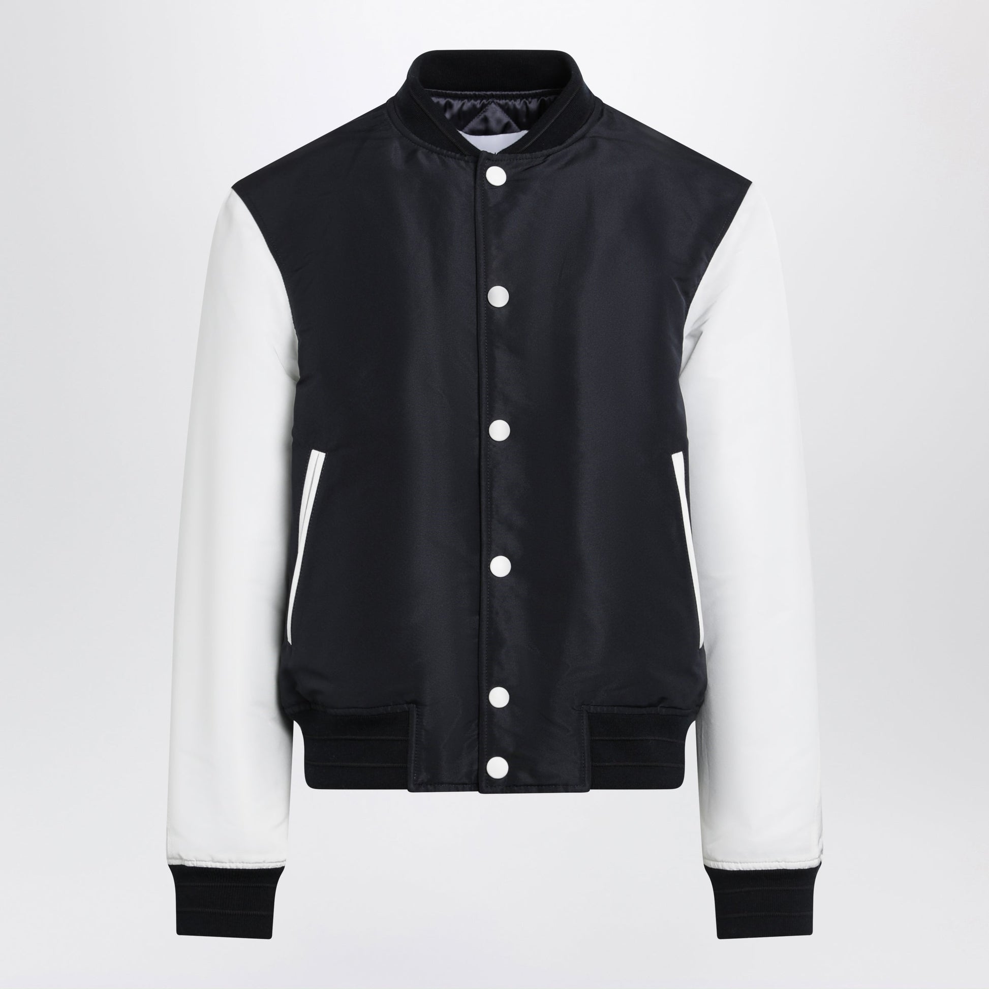 Givenchy Navy/White Satin Varsity Jacket Men GIVENCHY