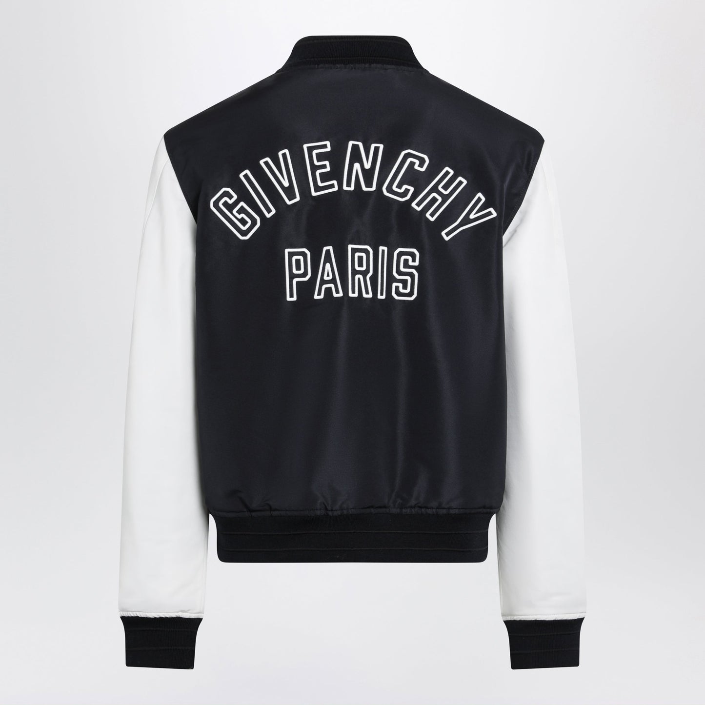 Givenchy Navy/White Satin Varsity Jacket Men GIVENCHY