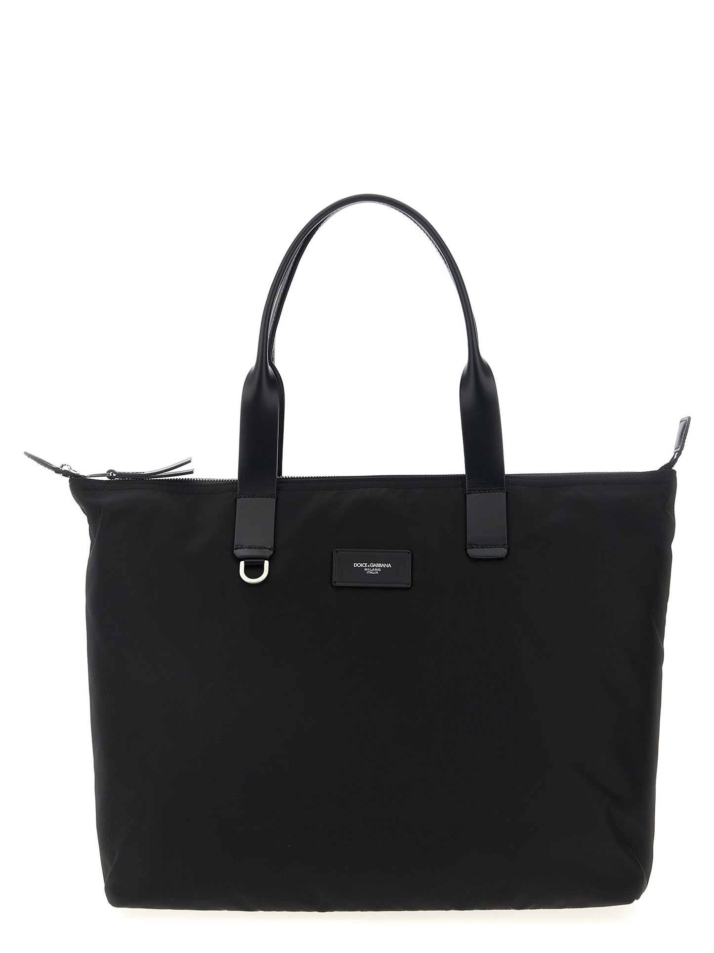 Dolce & Gabbana Men Media Logo Patch Shopping Bag DOLCE & GABBANA