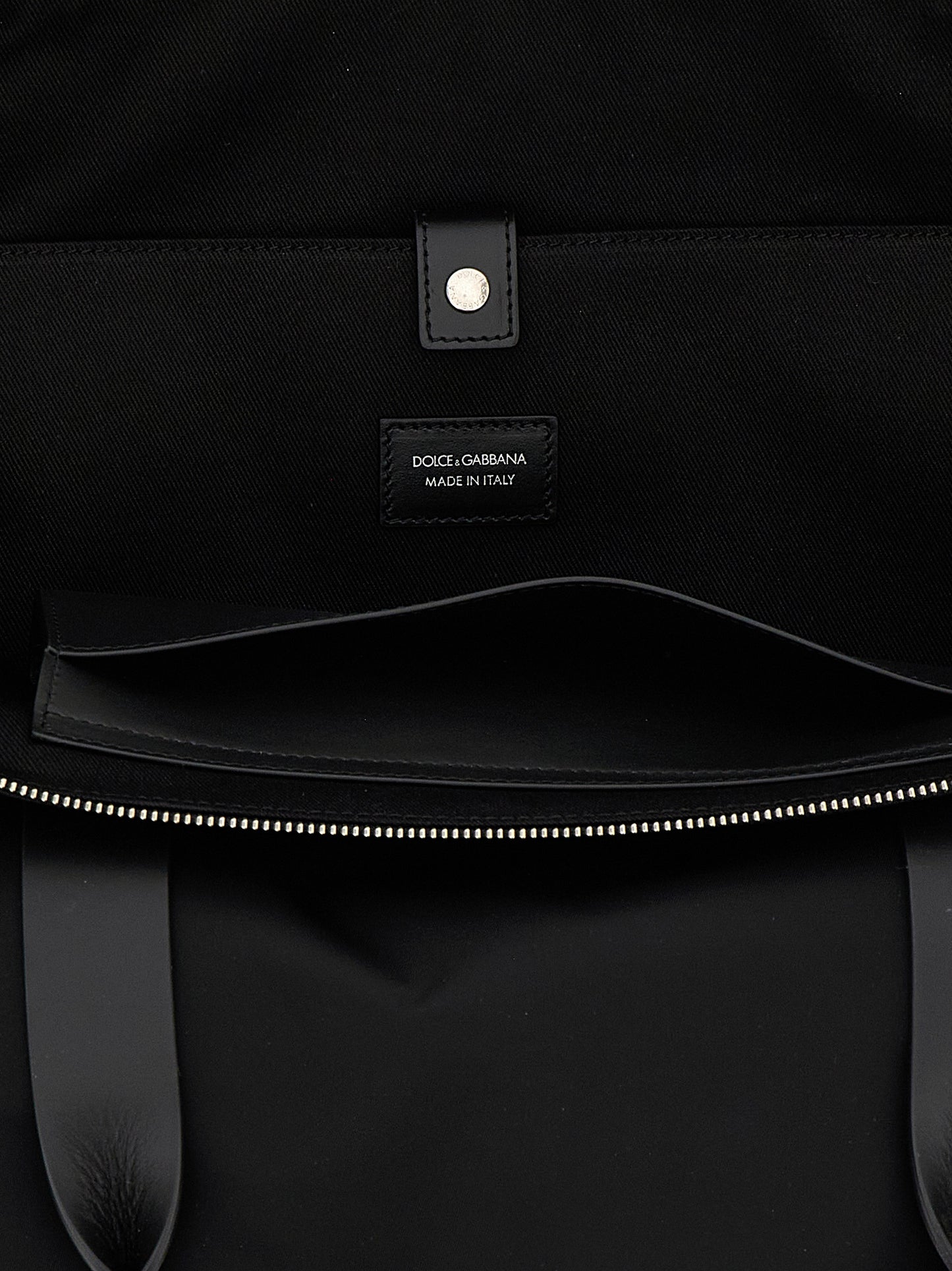 Dolce & Gabbana Men Media Logo Patch Shopping Bag DOLCE & GABBANA
