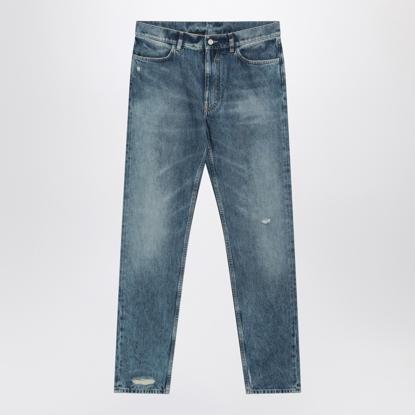Givenchy Faded Blue Denim Jeans Men GIVENCHY