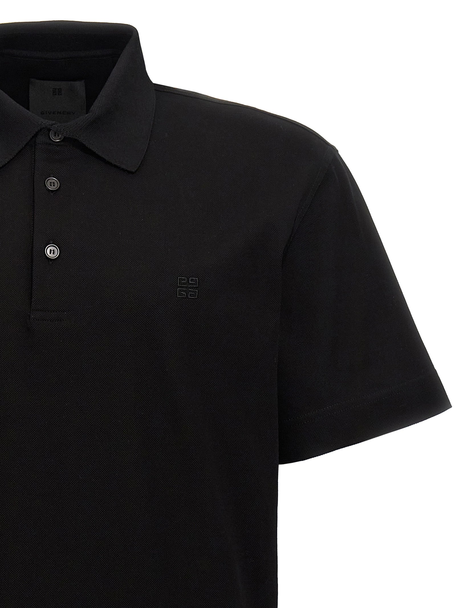 Givenchy Men Logo Embroidery Polo Shirt GIVENCHY