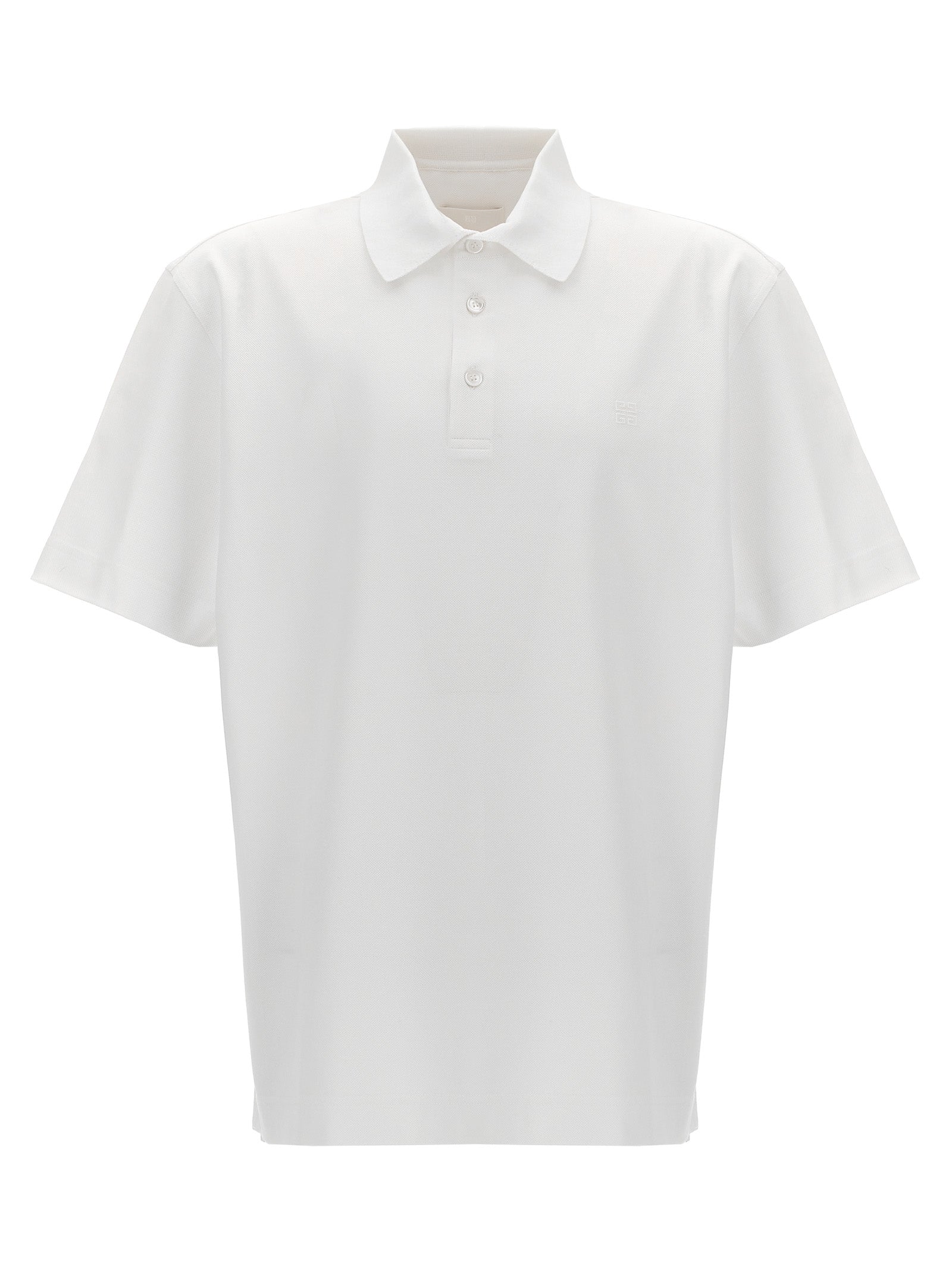 Givenchy Men Logo Embroidery Polo Shirt GIVENCHY