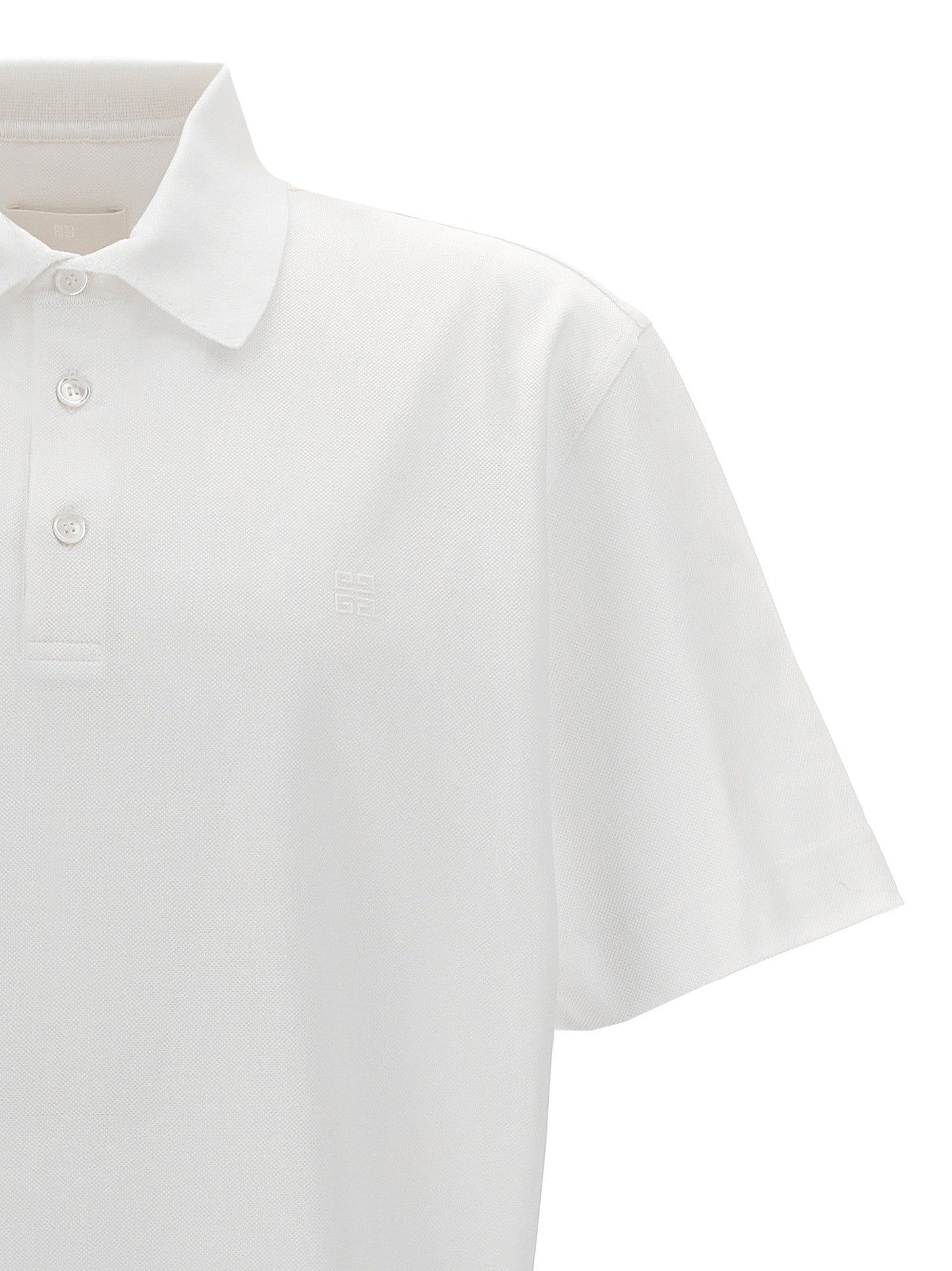 Givenchy Men Logo Embroidery Polo Shirt GIVENCHY