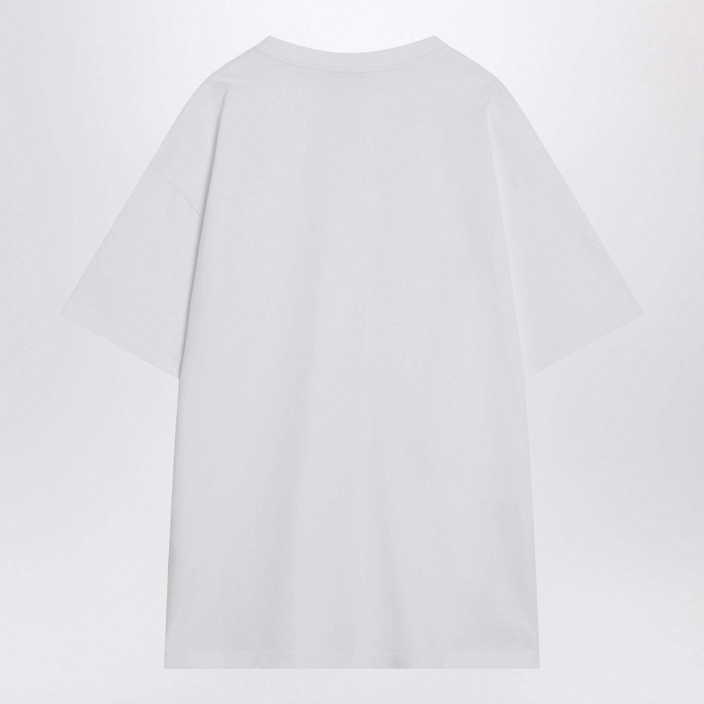 Givenchy White Cotton T-Shirt With Logo Patch Men GIVENCHY
