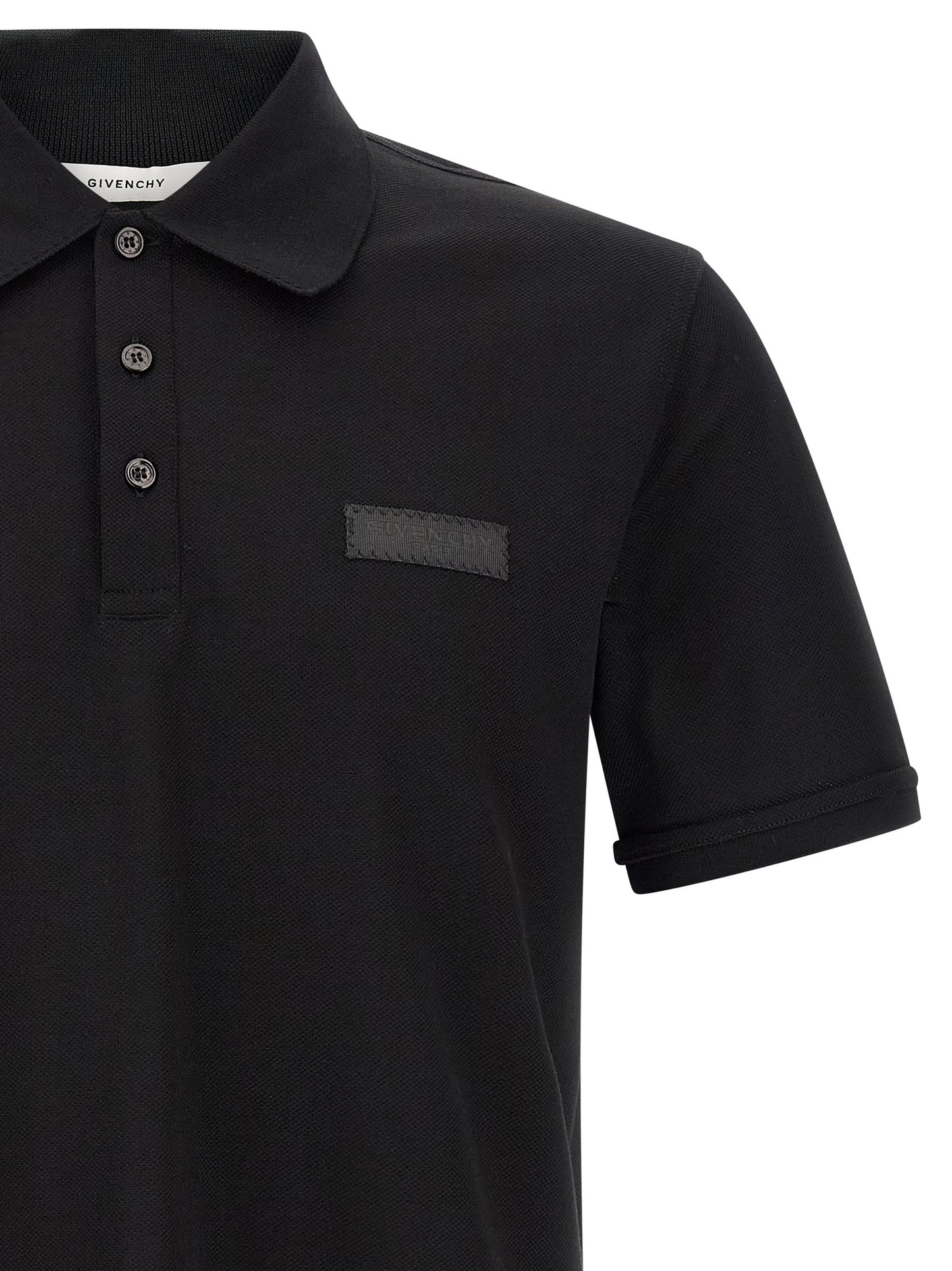 Givenchy Men Logo Patch Polo Shirt GIVENCHY