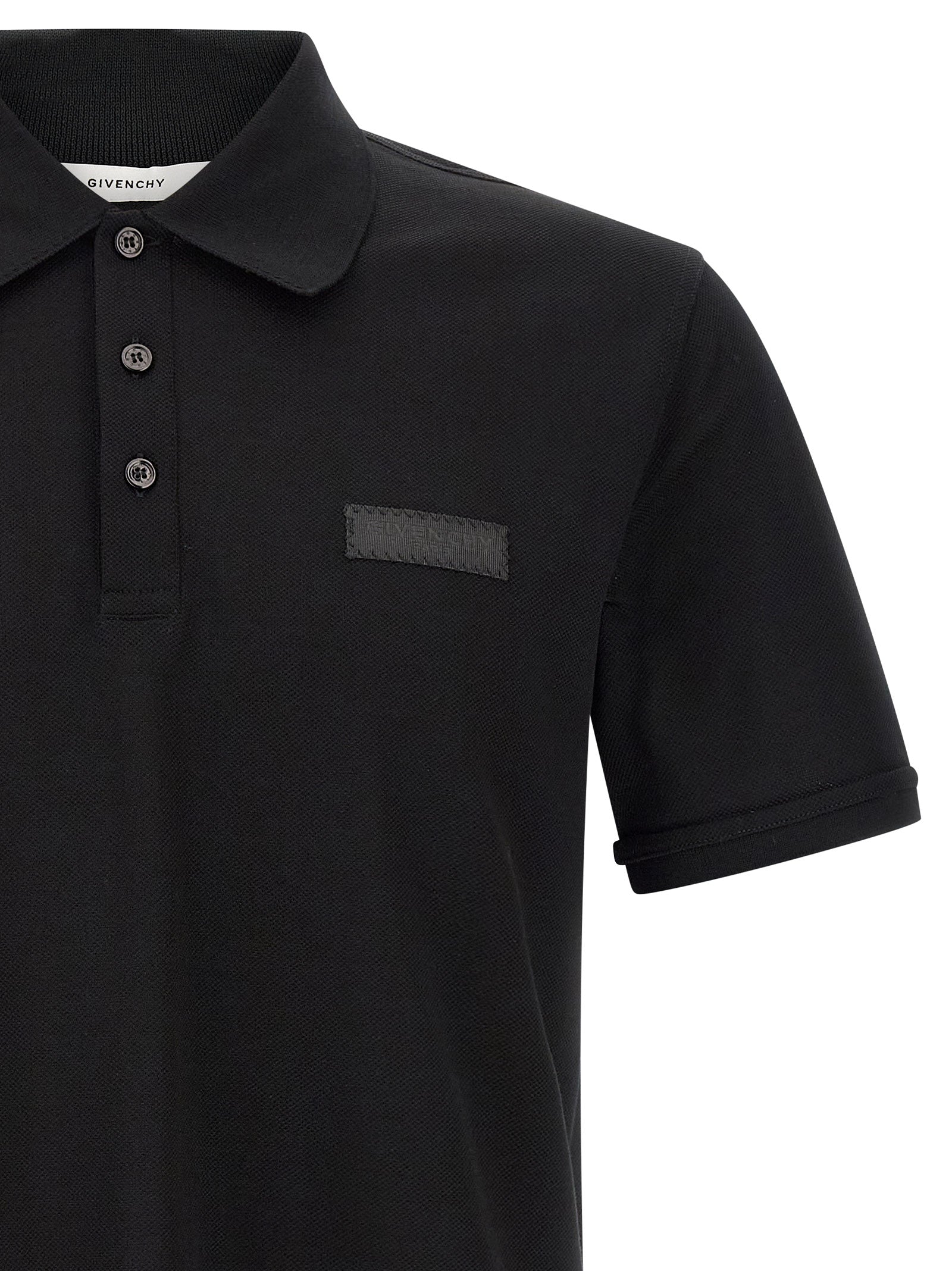 Givenchy Men Logo Patch Polo Shirt GIVENCHY