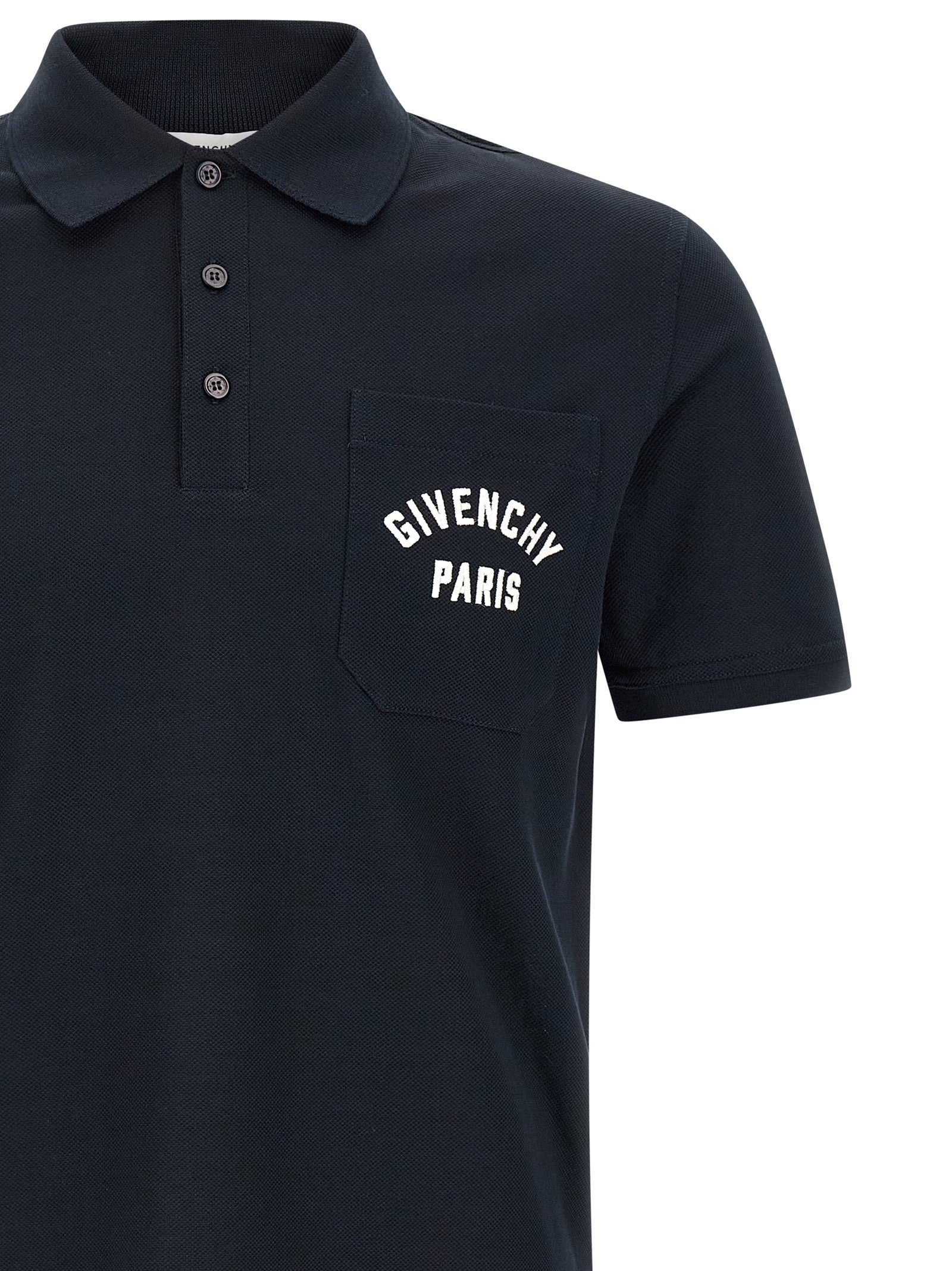 Givenchy Men Pocket Embroidery Polo Shirt GIVENCHY