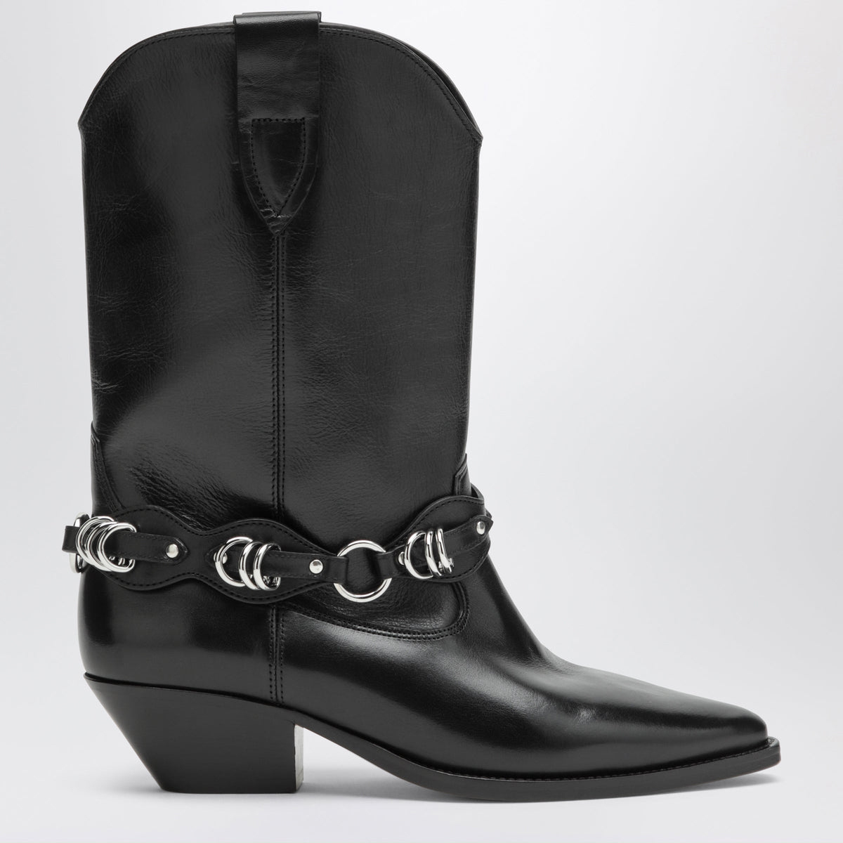 Isabel Marant Black Duerto Calfskin Boots Women ISABEL MARANT