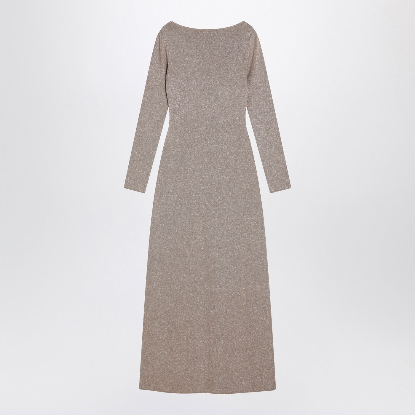 Max Mara Pianoforte Beige Dress In Viscose And Lurex Yarn Women MAX MARA