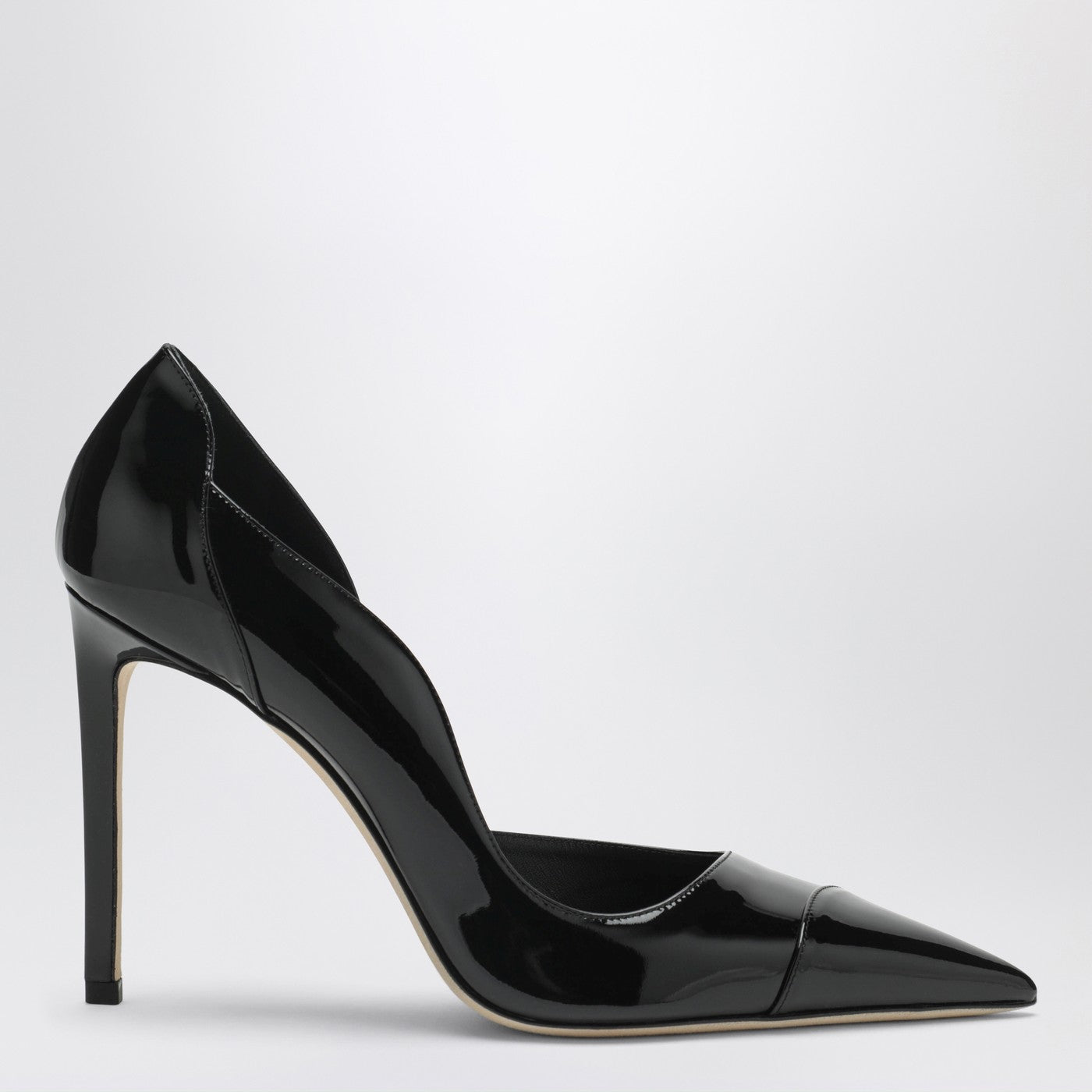 Jimmy Choo Brigitte 100 Pumps In Black Patent Leather Women JIMMY CHOO