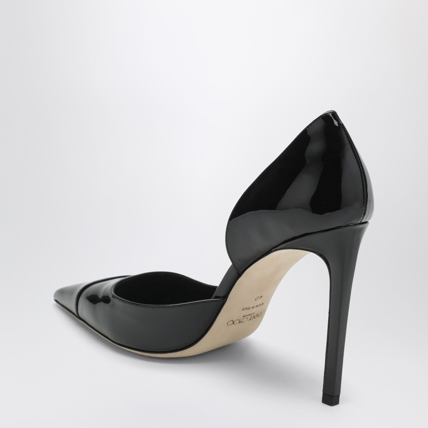 Jimmy Choo Brigitte 100 Pumps In Black Patent Leather Women JIMMY CHOO