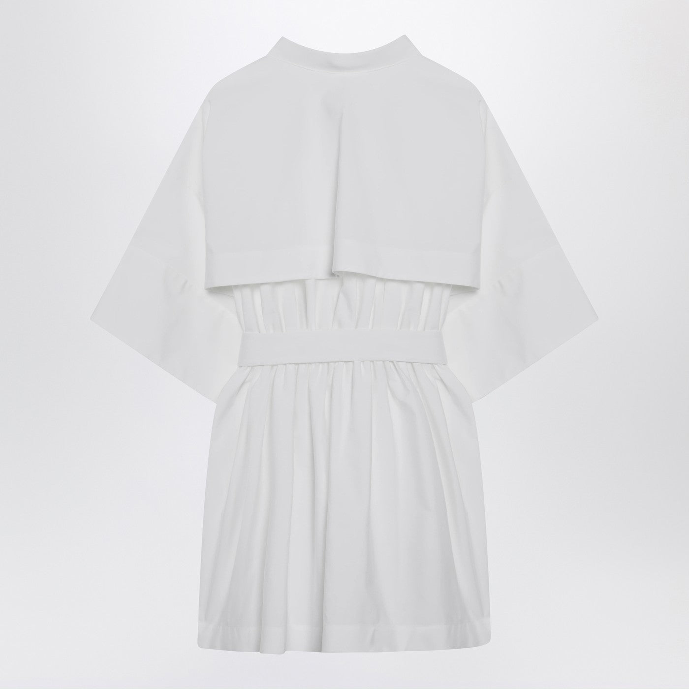 Givenchy Mini Chemisier Dress In White Poplin Women GIVENCHY