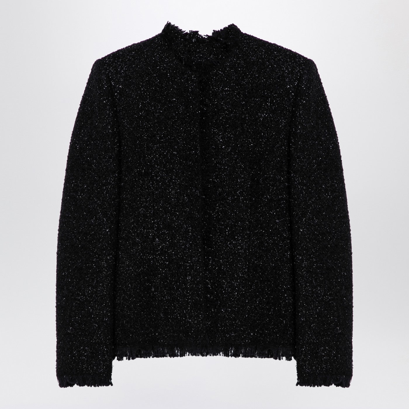 Givenchy Black Tweed And Lurex Jacket Women GIVENCHY