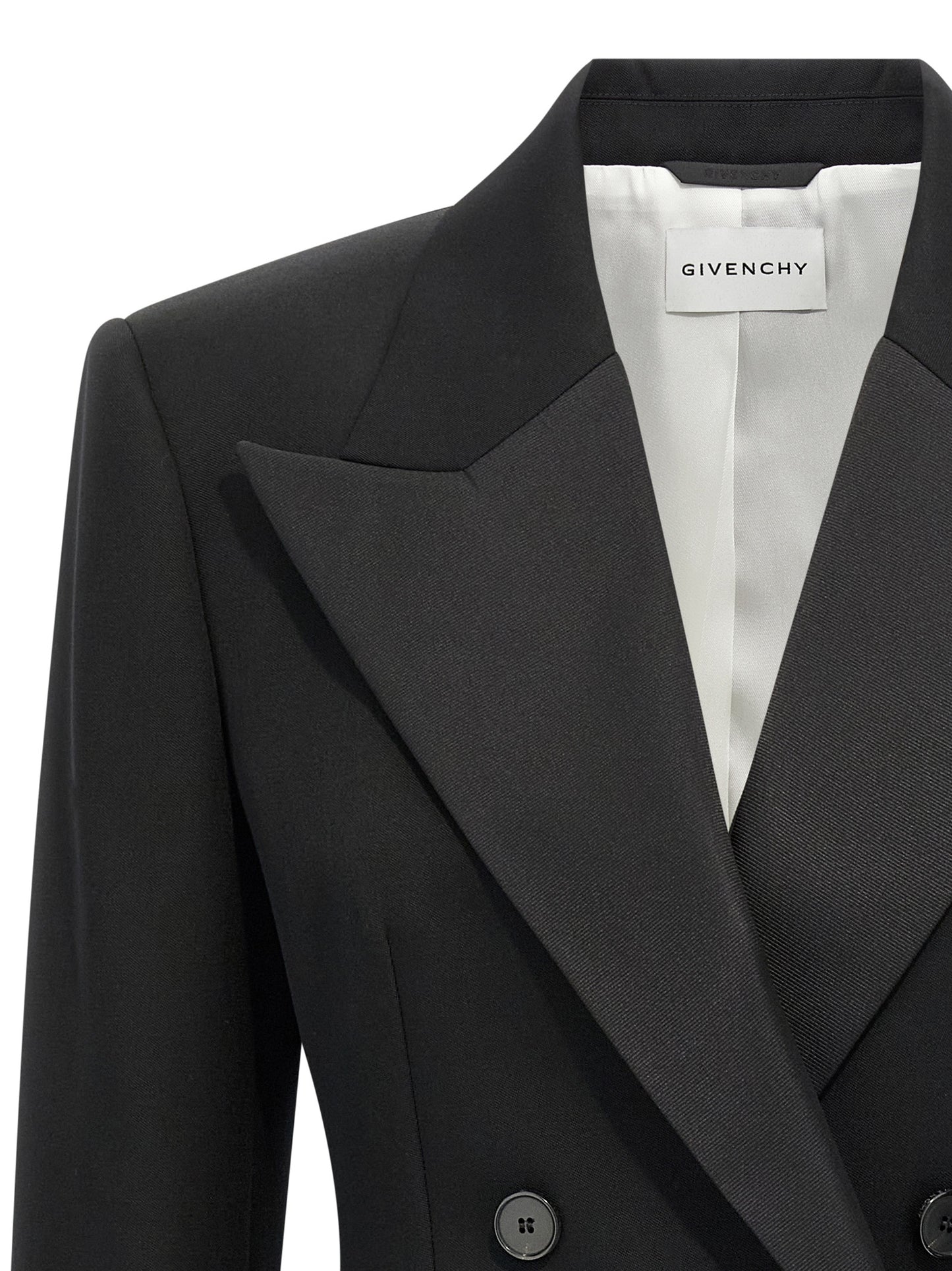 Givenchy Women Satin Lapel Blazer GIVENCHY