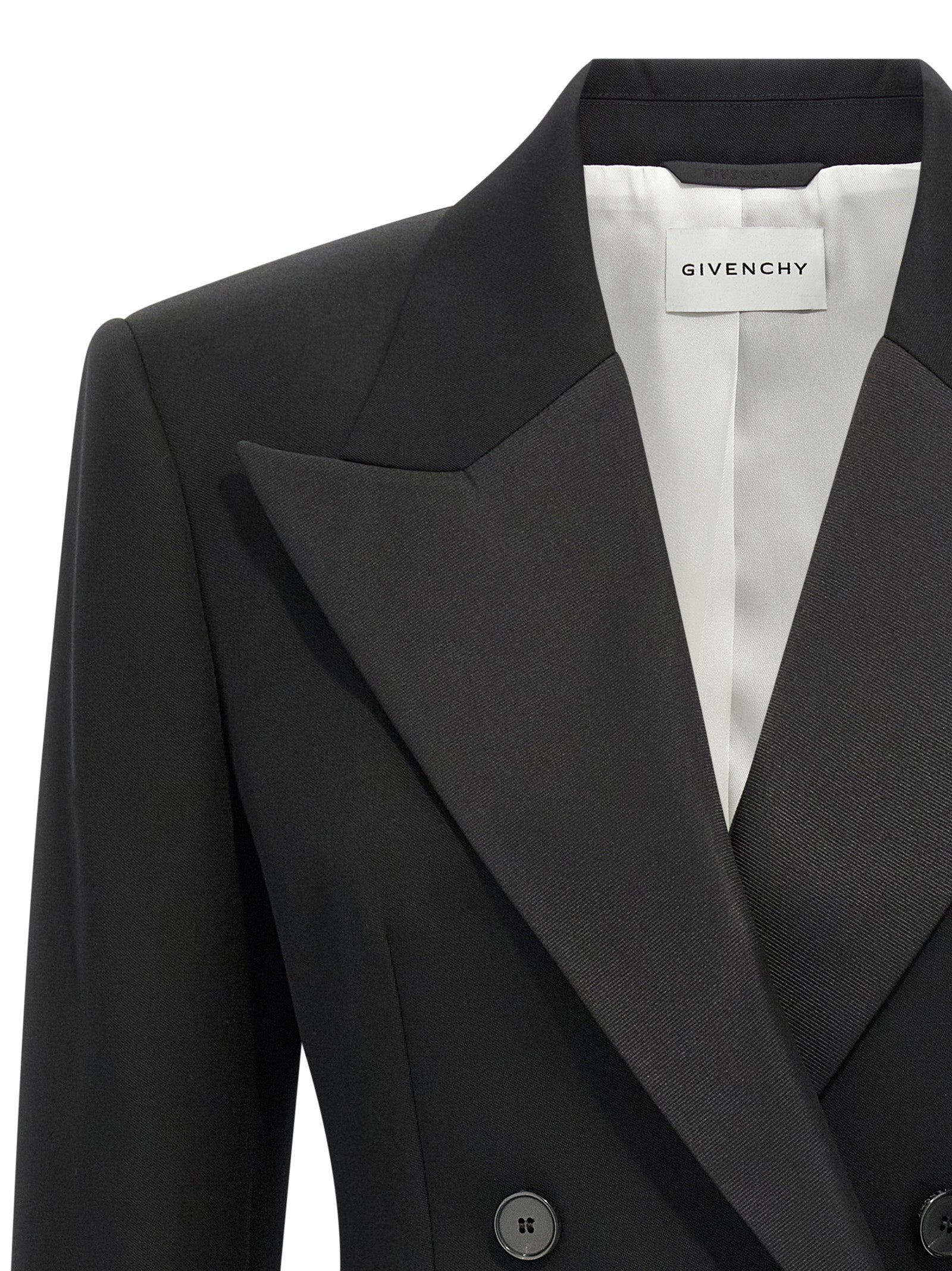 Givenchy Women Satin Lapel Blazer GIVENCHY