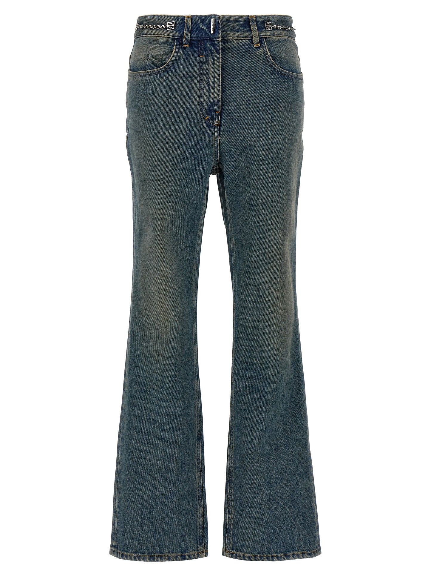 Givenchy Women Chain Jeans With Logo GIVENCHY