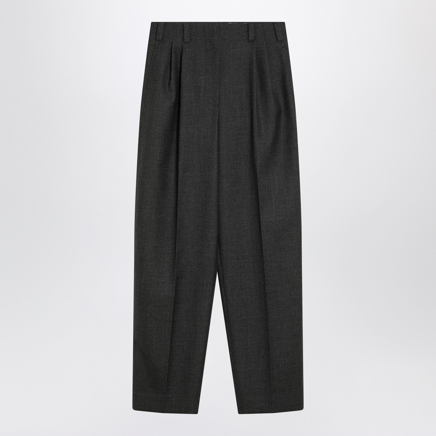 Givenchy Grey Wool Trousers Women GIVENCHY