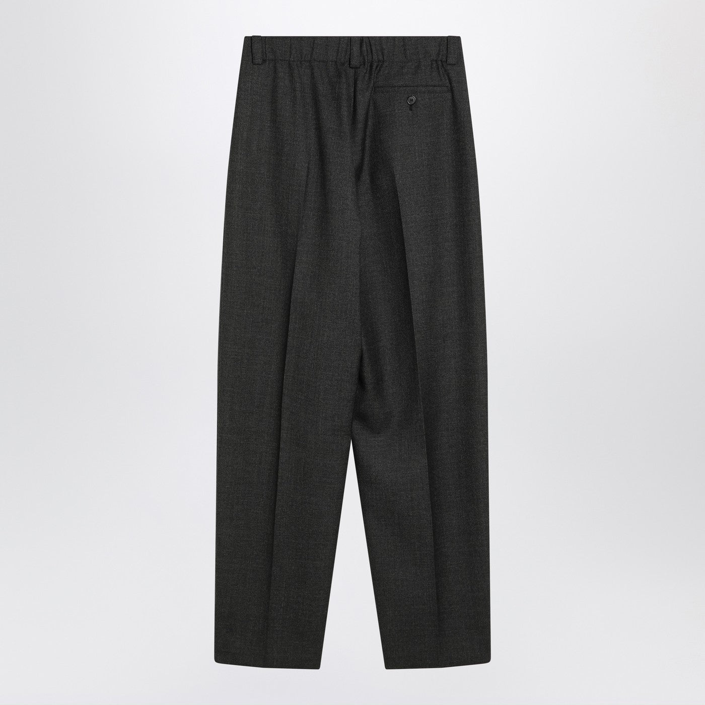Givenchy Grey Wool Trousers Women GIVENCHY