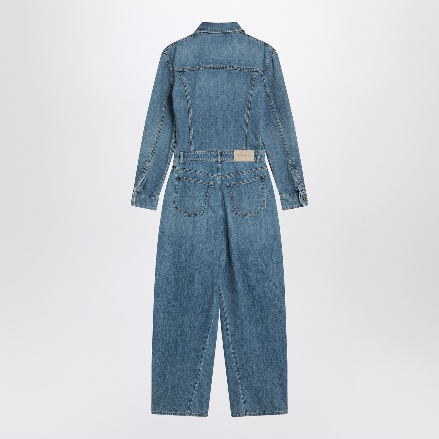 Givenchy Light Blue Denim Jumpsuit Women GIVENCHY
