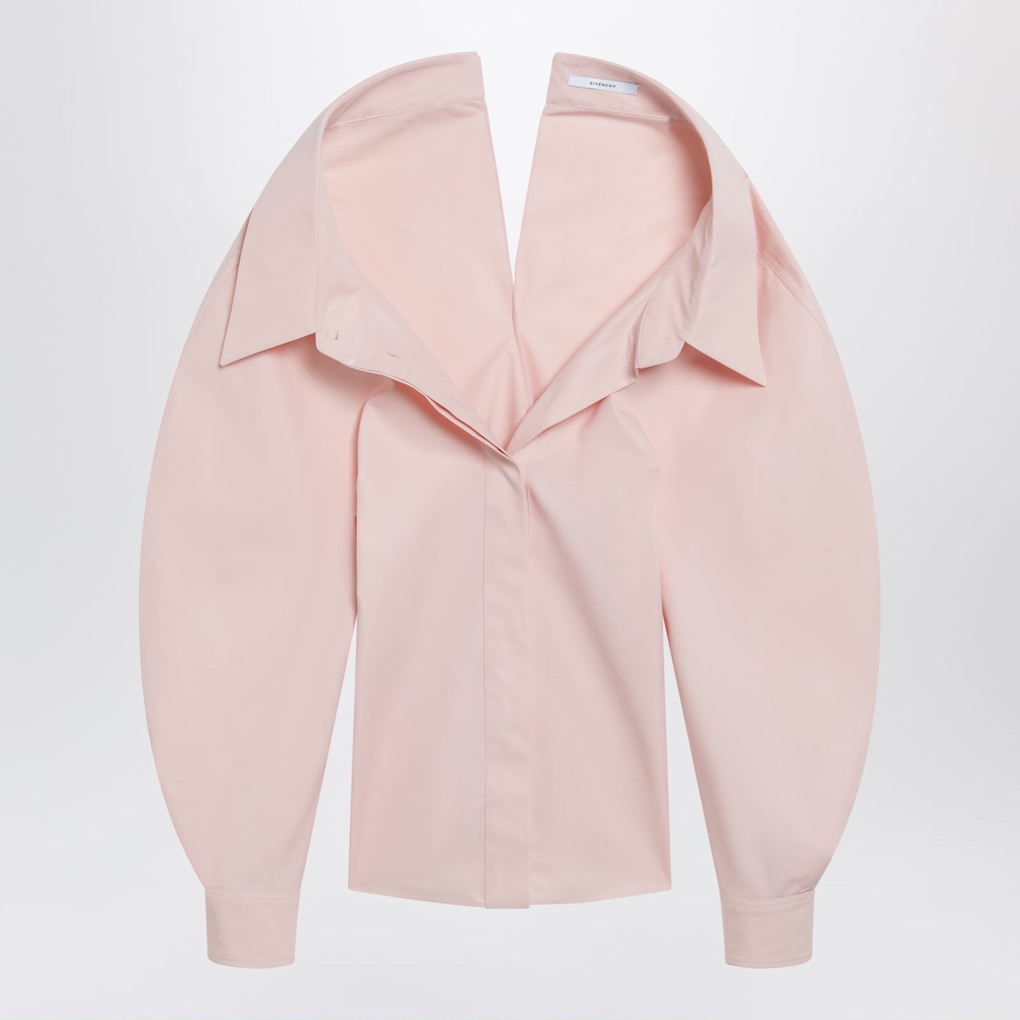 Givenchy Pink Cut-Out Poplin Shirt Women GIVENCHY