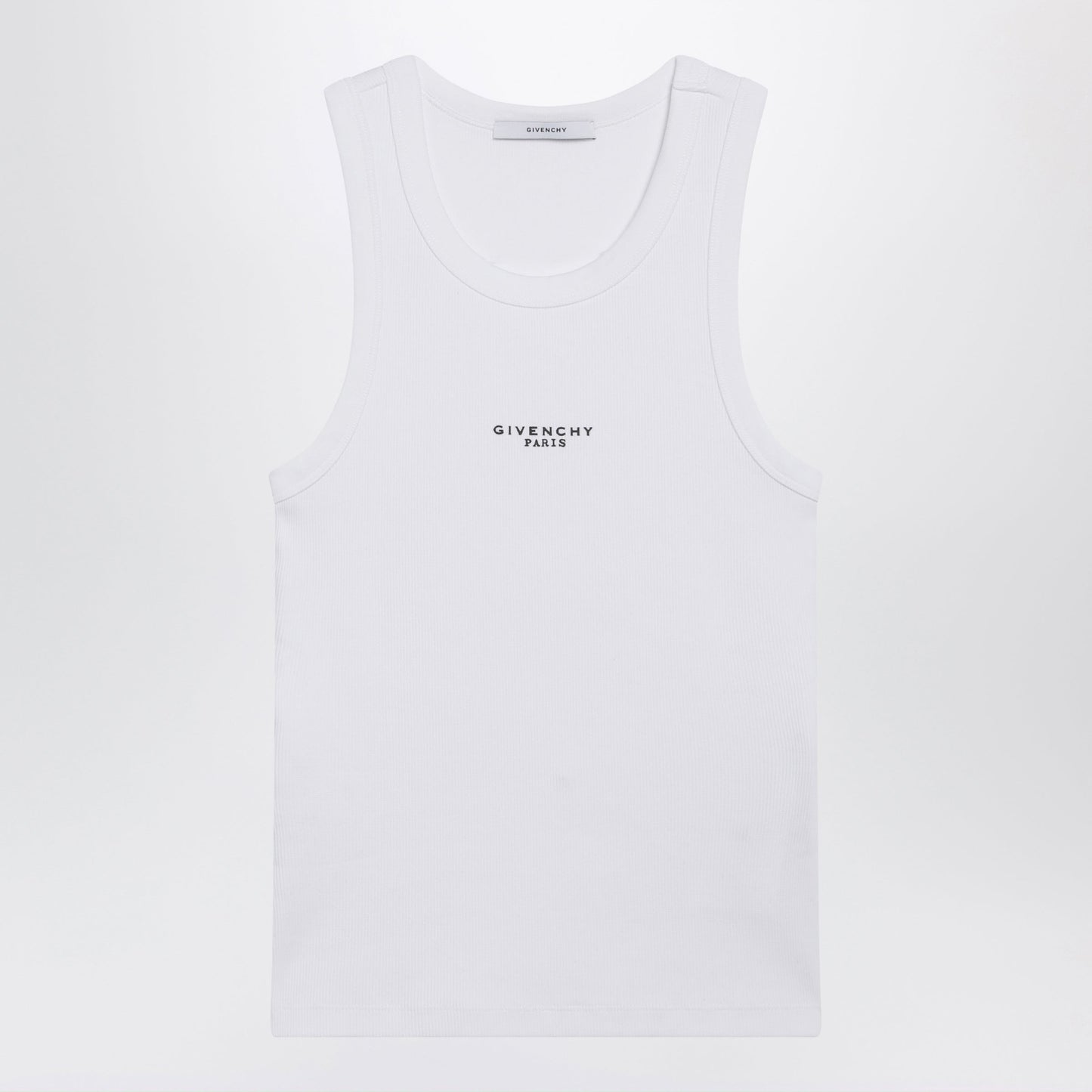 Givenchy White Slim-Fit Tank Top With Logo Women GIVENCHY
