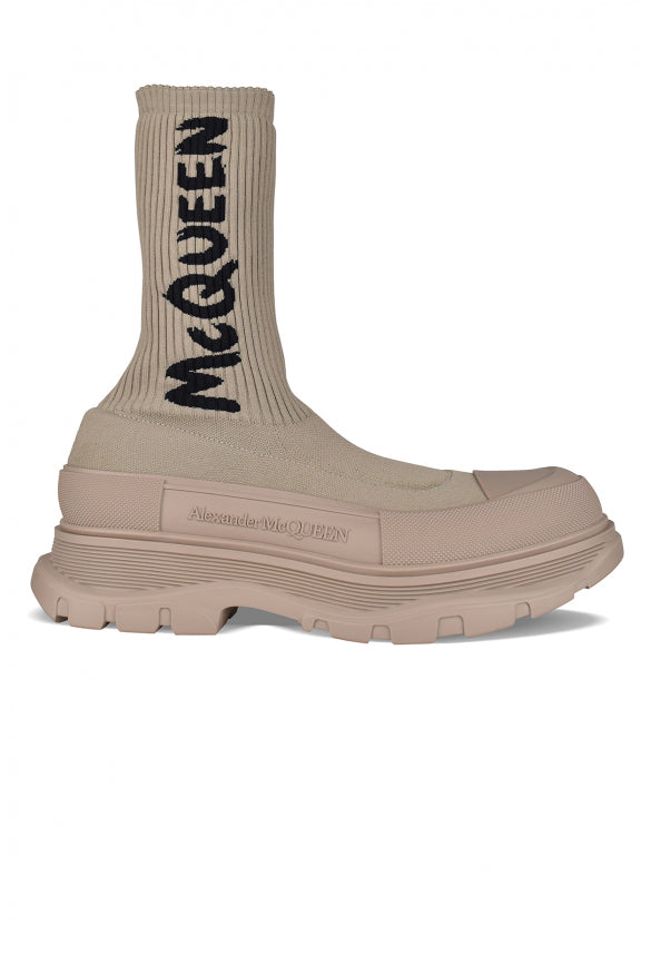 Alexander Mcqueen Men Graffiti Tread Slick Boots ALEXANDER MCQUEEN