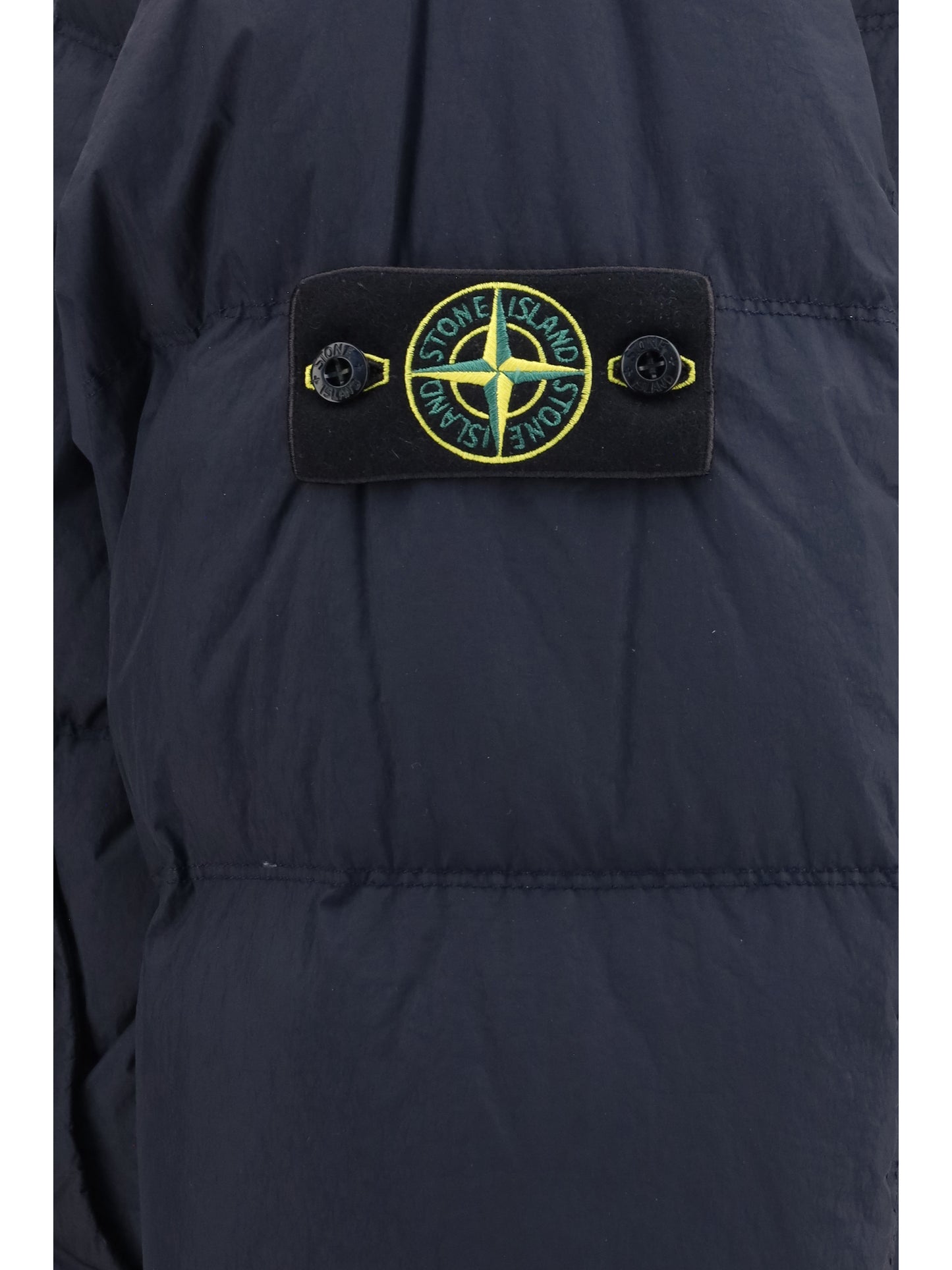 Stone Island Men Quilted High-Neck Puffer Jacket STONE ISLAND