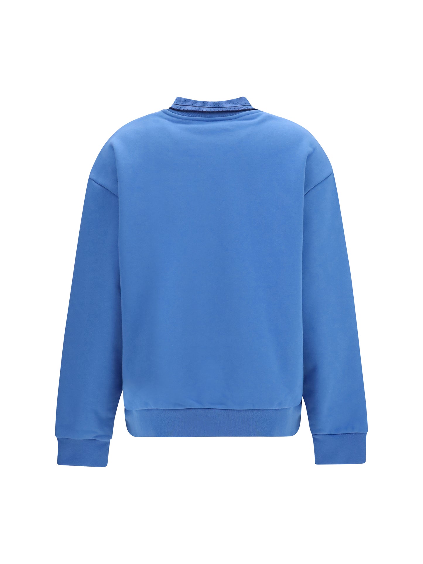 Miu Miu Women Crewneck Sweatshirt With Embroidered Logo And Collar MIU MIU