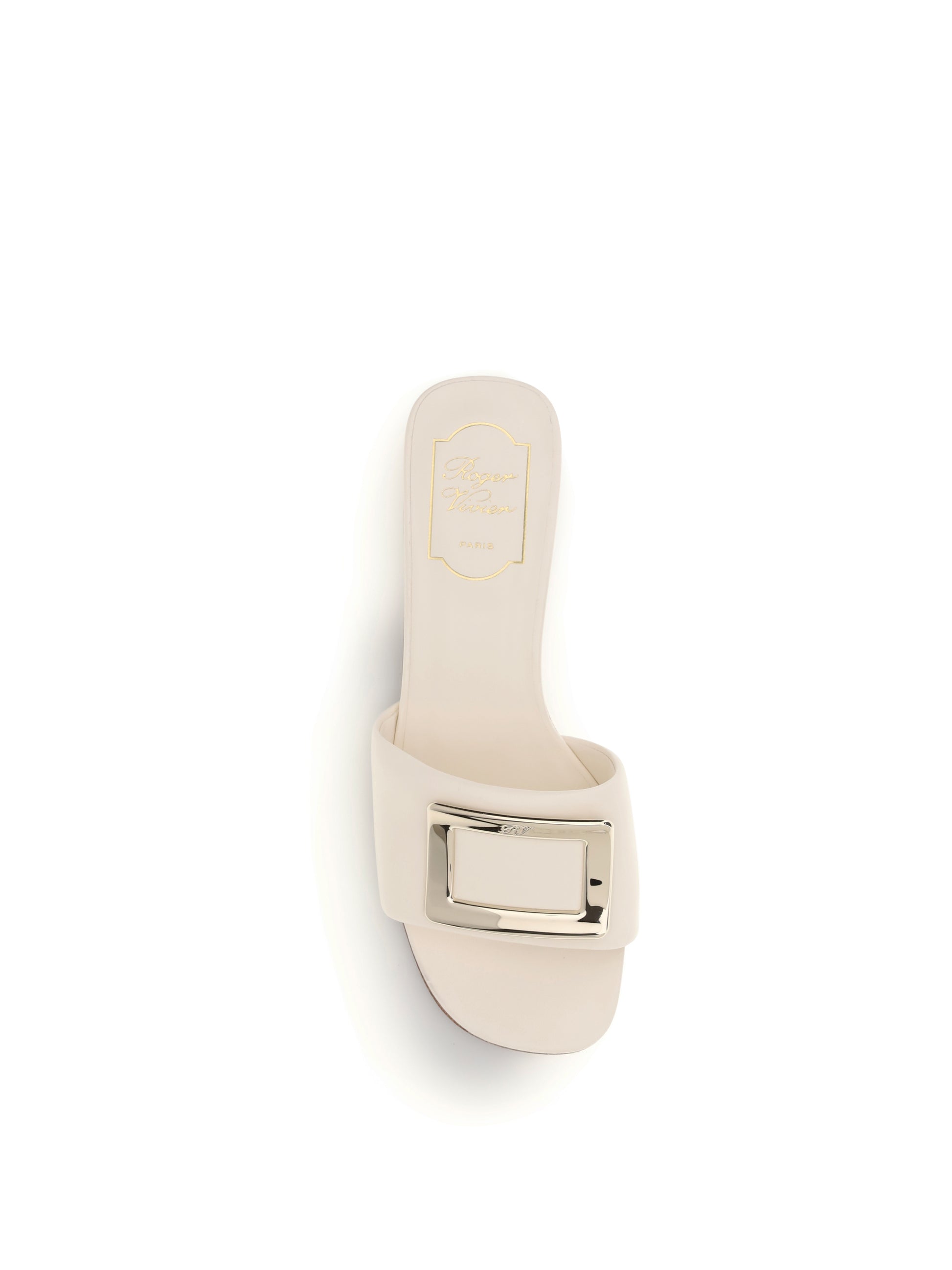 Roger Vivier Women Leather Slide Sandals ROGER VIVIER