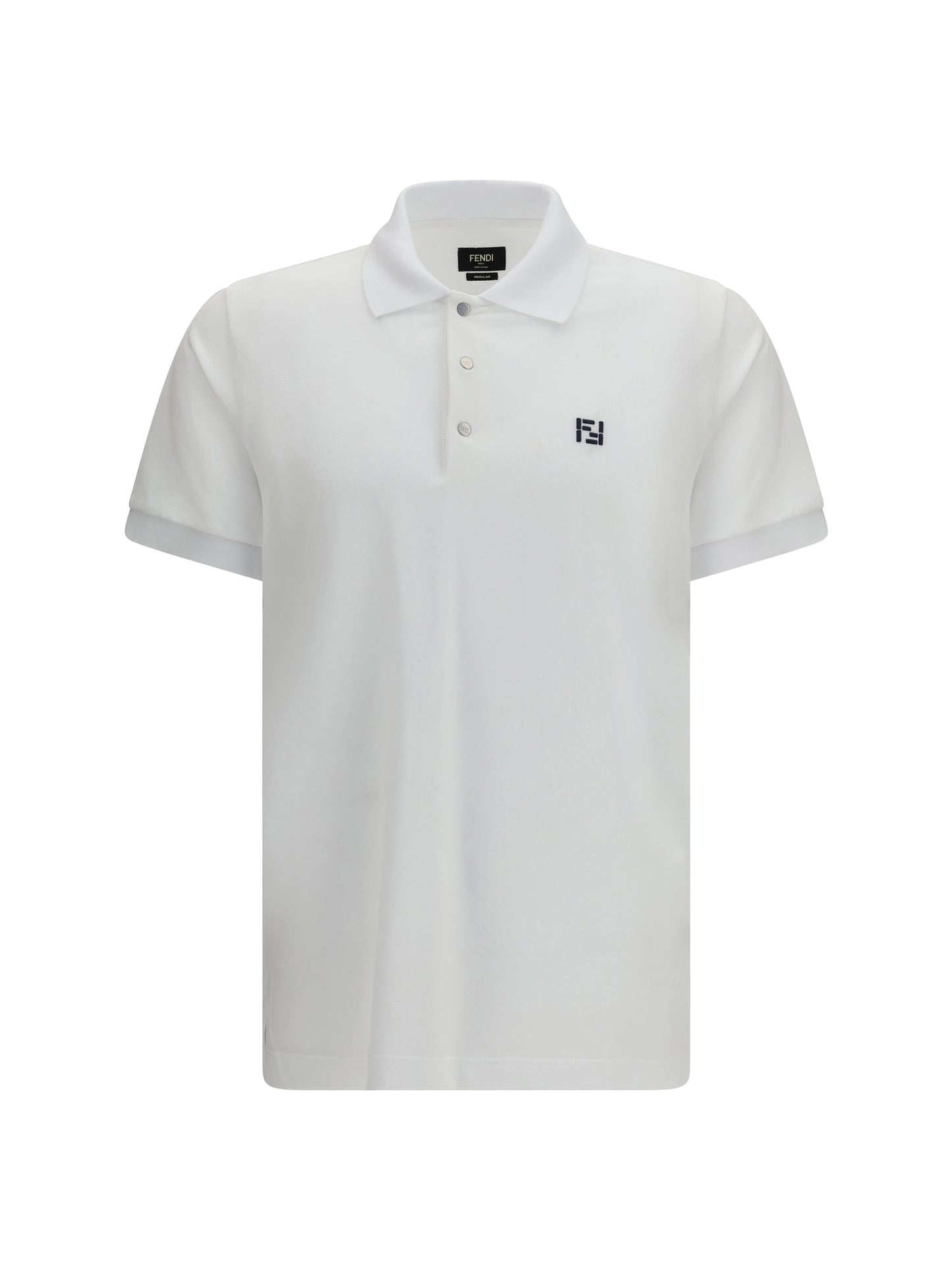 Fendi Men Ff Logo Piqué Polo FENDI