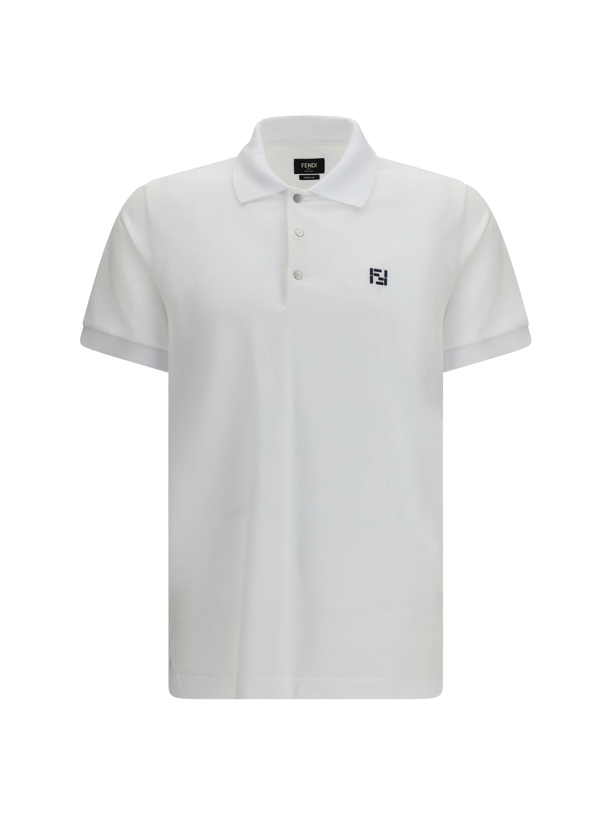 Fendi Men Ff Logo Piqué Polo FENDI