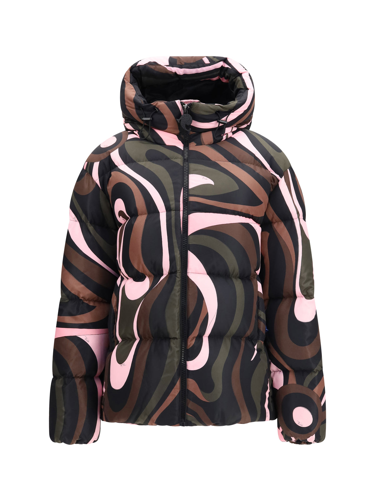 Pucci Women Printed Hooded Puffer Jacket PUCCI