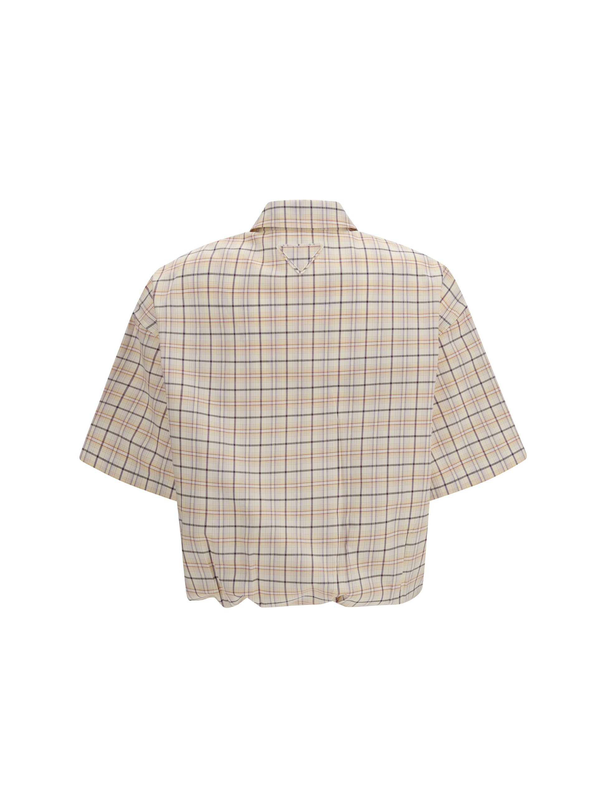 Prada Women Checked Poplin Shirt PRADA