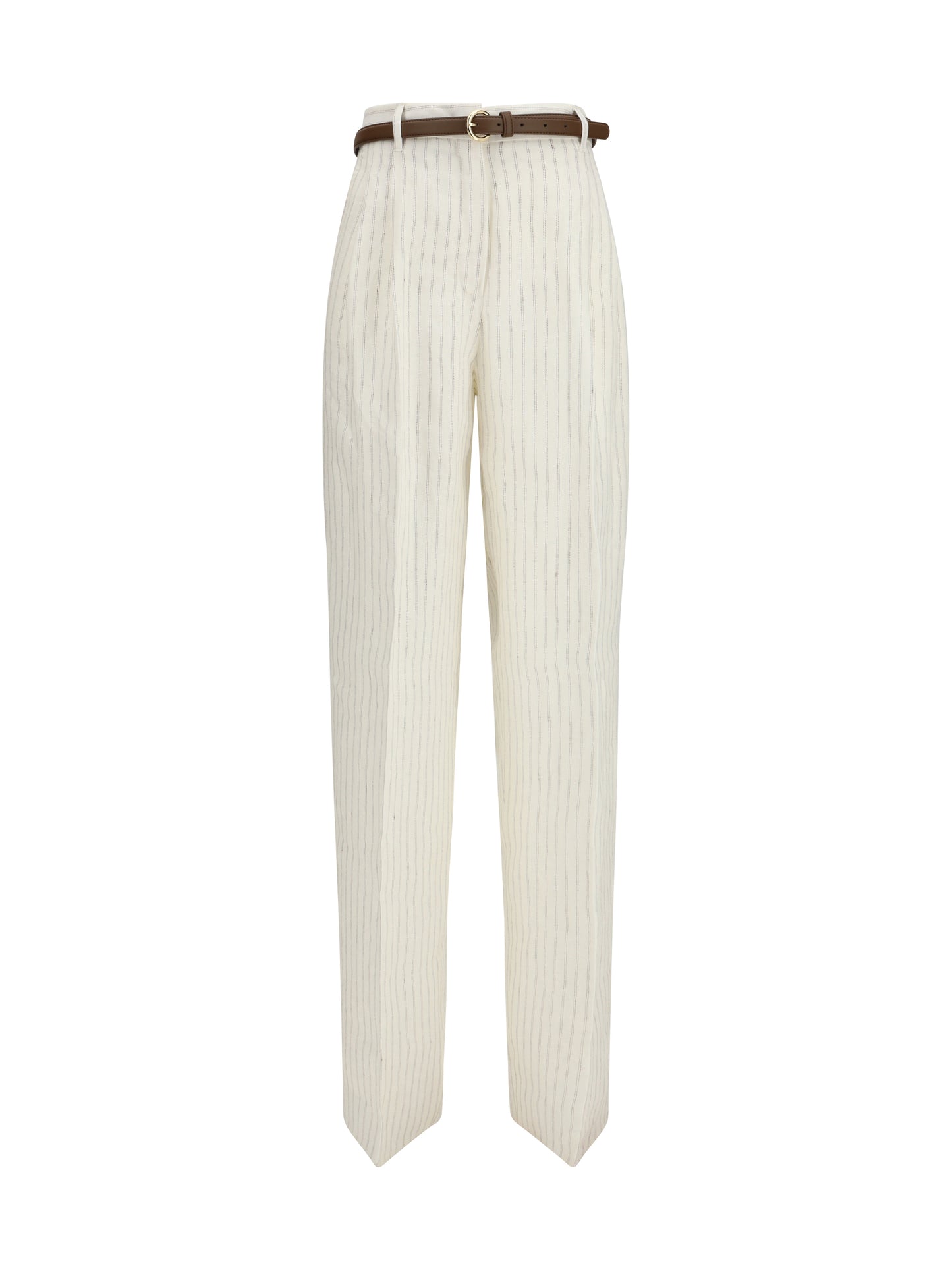 Max Mara Studio Women Linen Pants MAX MARA STUDIO