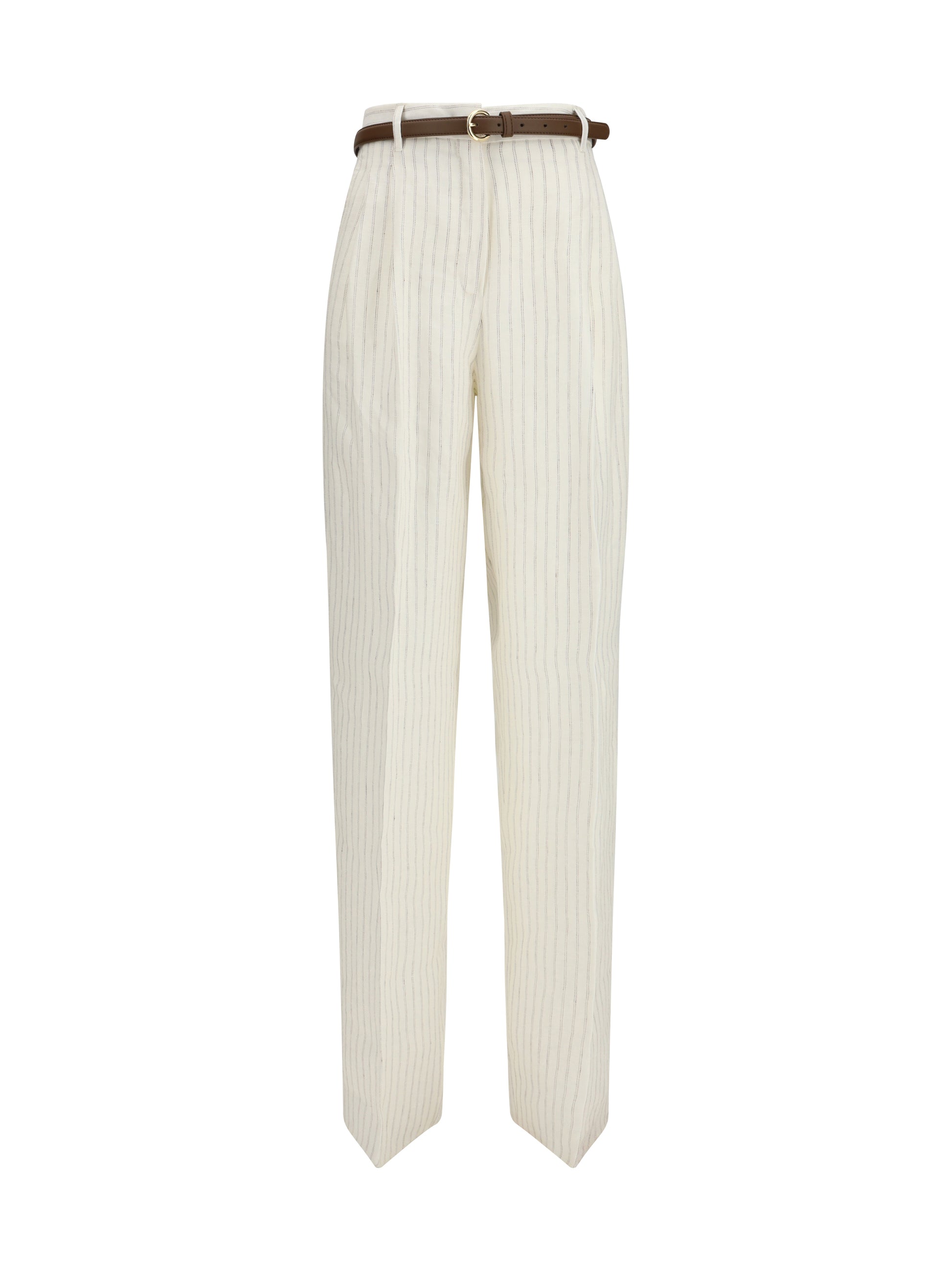Max Mara Studio Women Linen Pants MAX MARA STUDIO