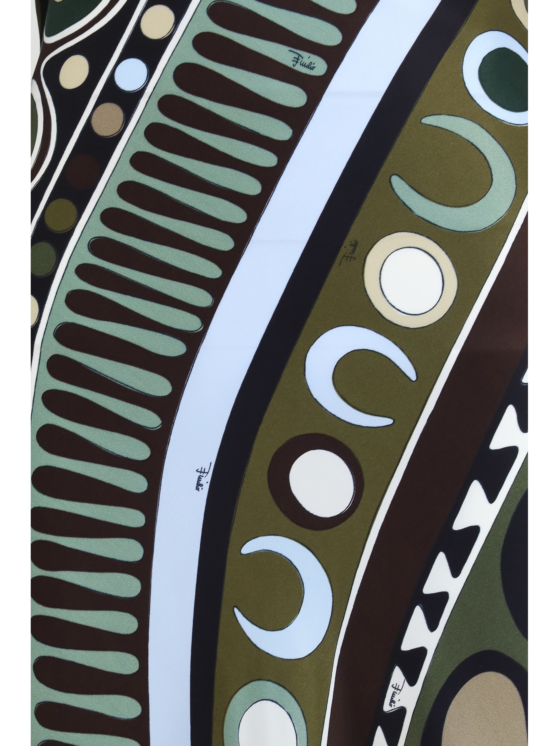 Pucci Women Long Silk-Blend Printed Dress PUCCI