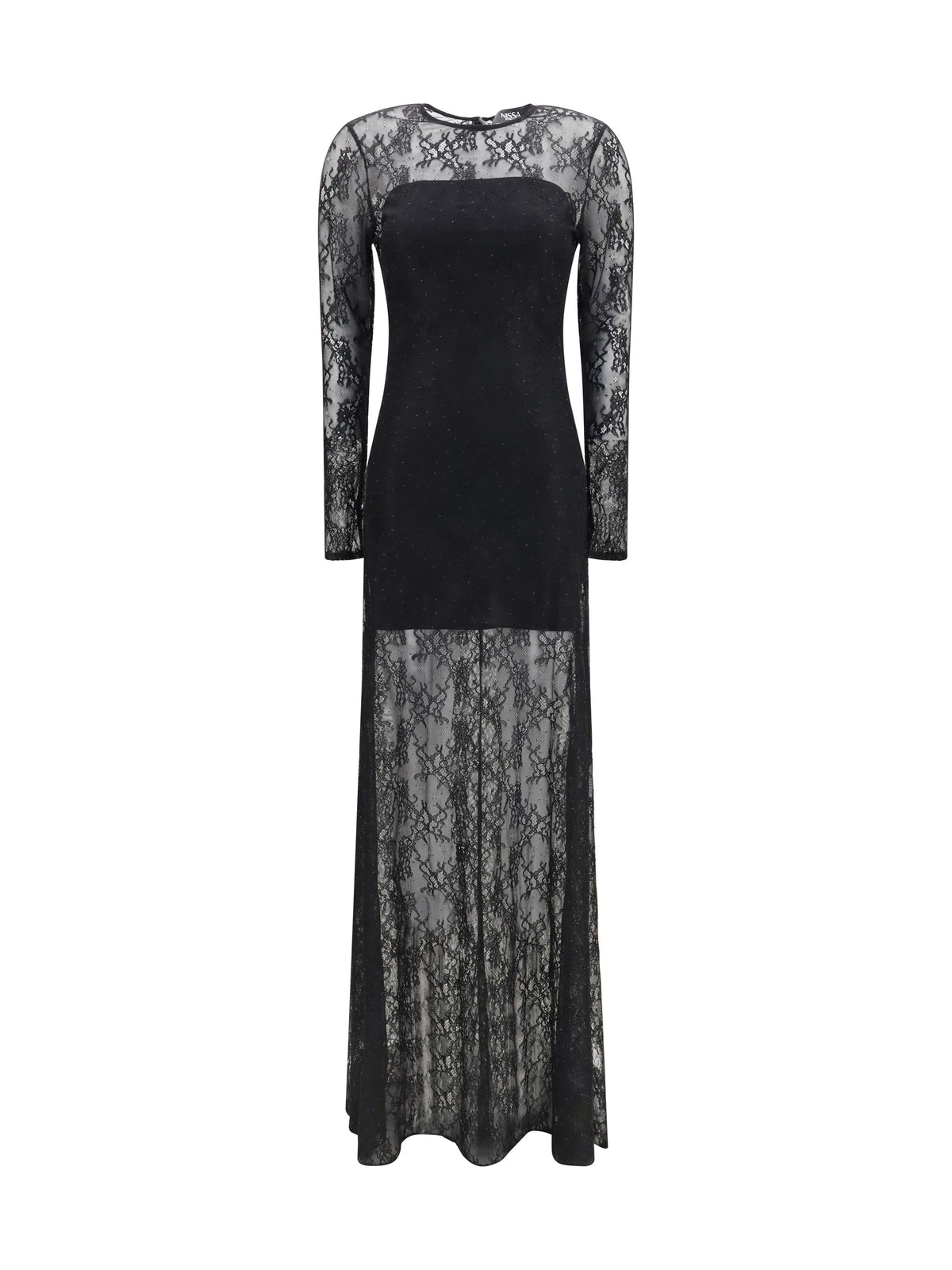 Nissa Women Long Lace Dress NISSA