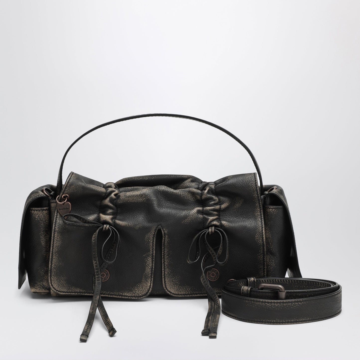 Acne Studios Bag With Multiple Pockets Dark Brown/Beige Women ACNE STUDIOS