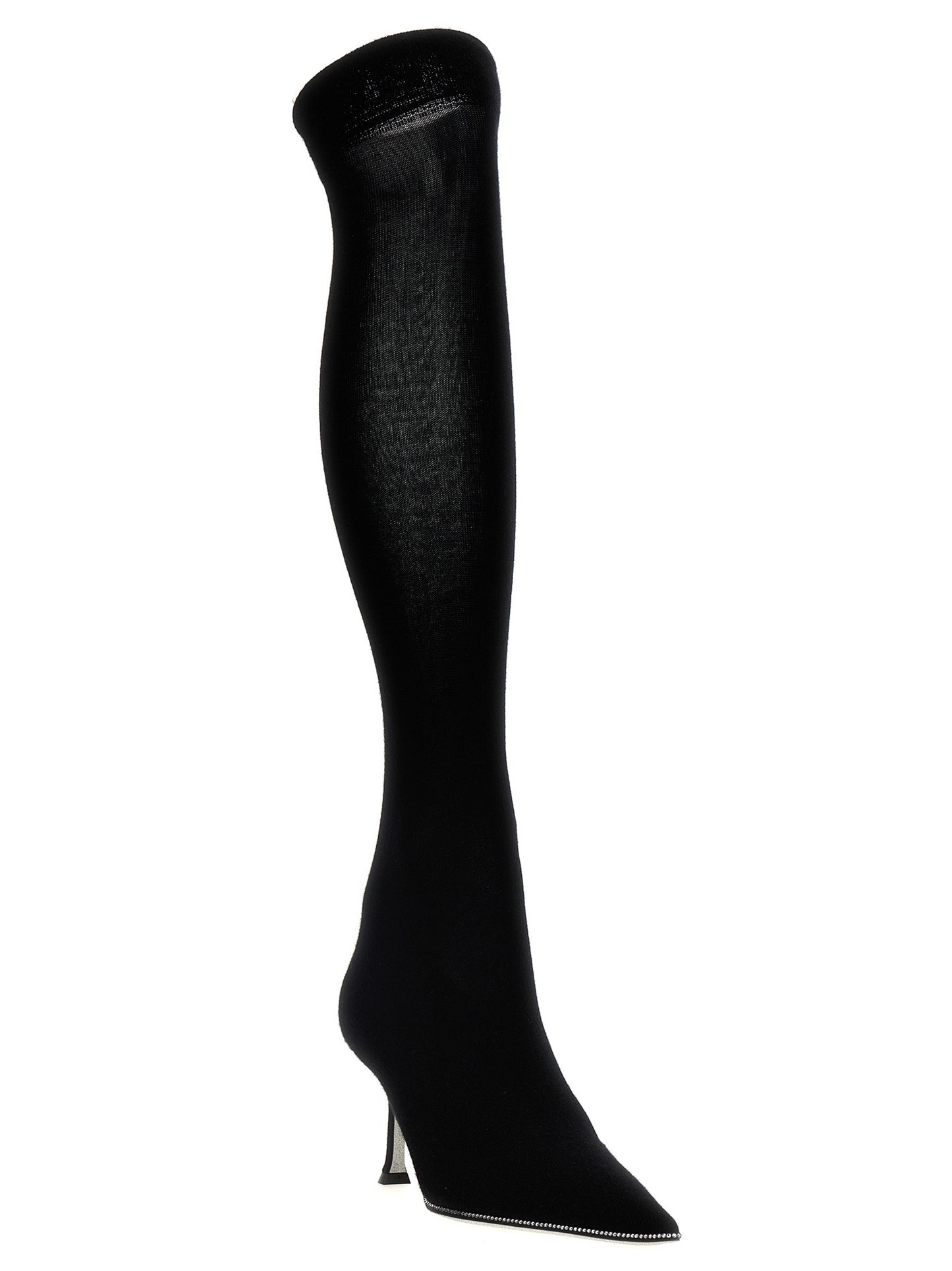 René Caovilla Women Knitted Boots RENE CAOVILLA