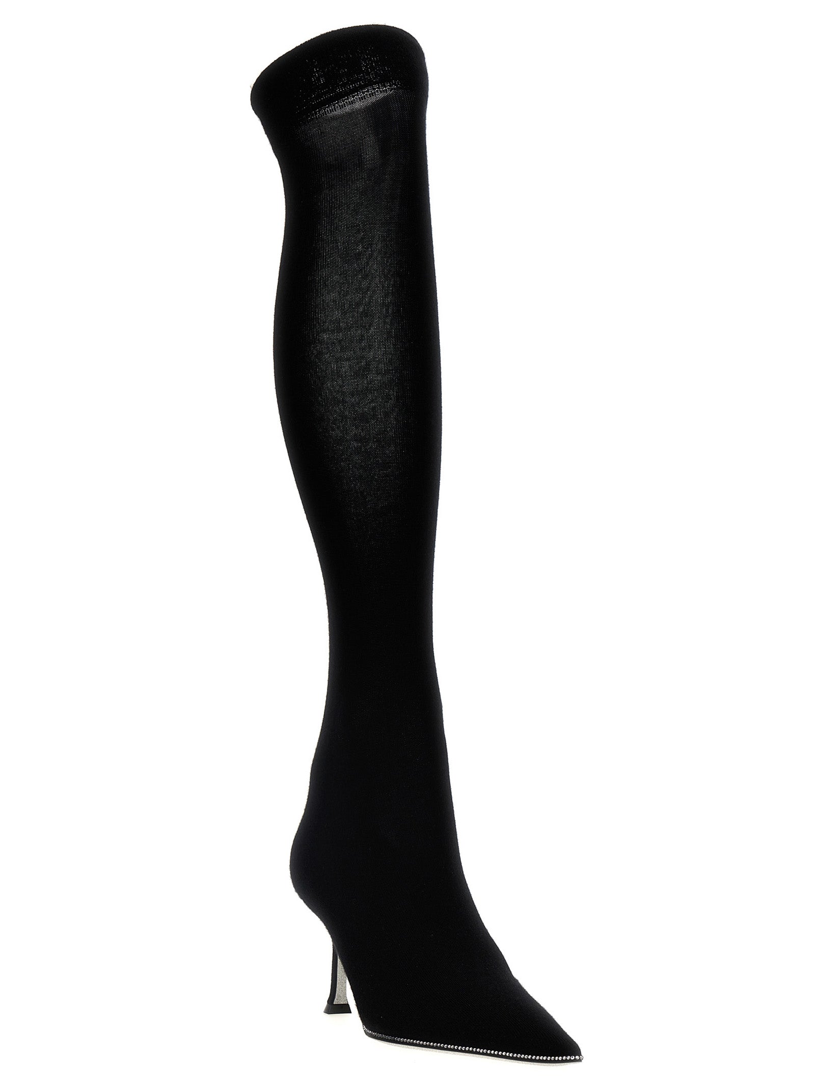 René Caovilla Women Knitted Boots RENE CAOVILLA
