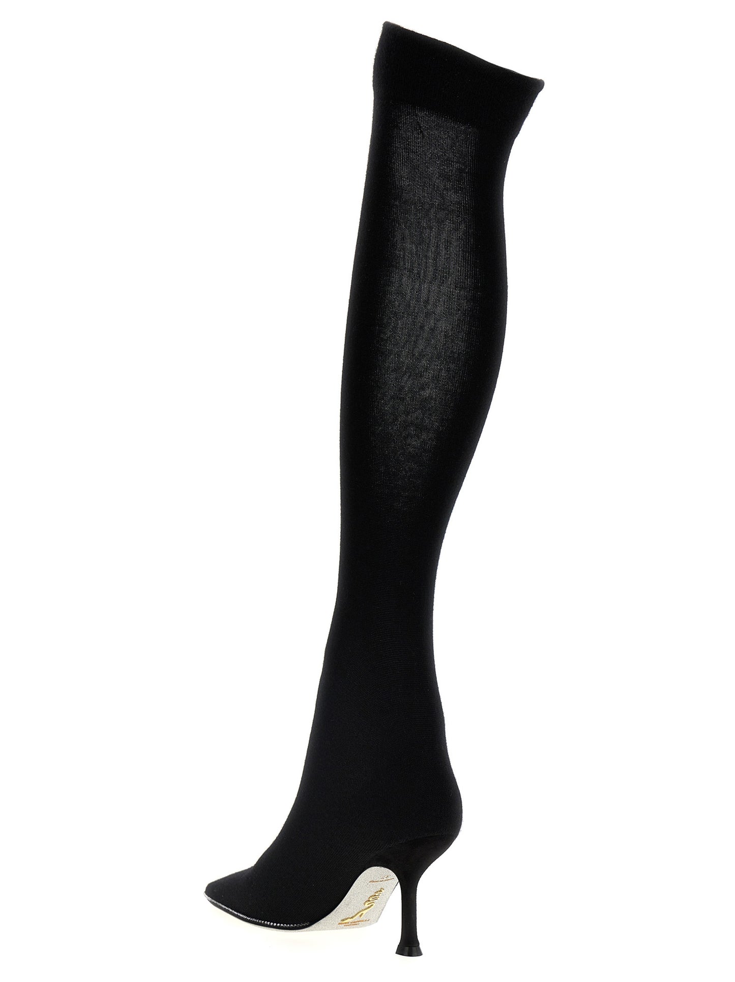 René Caovilla Women Knitted Boots RENE CAOVILLA