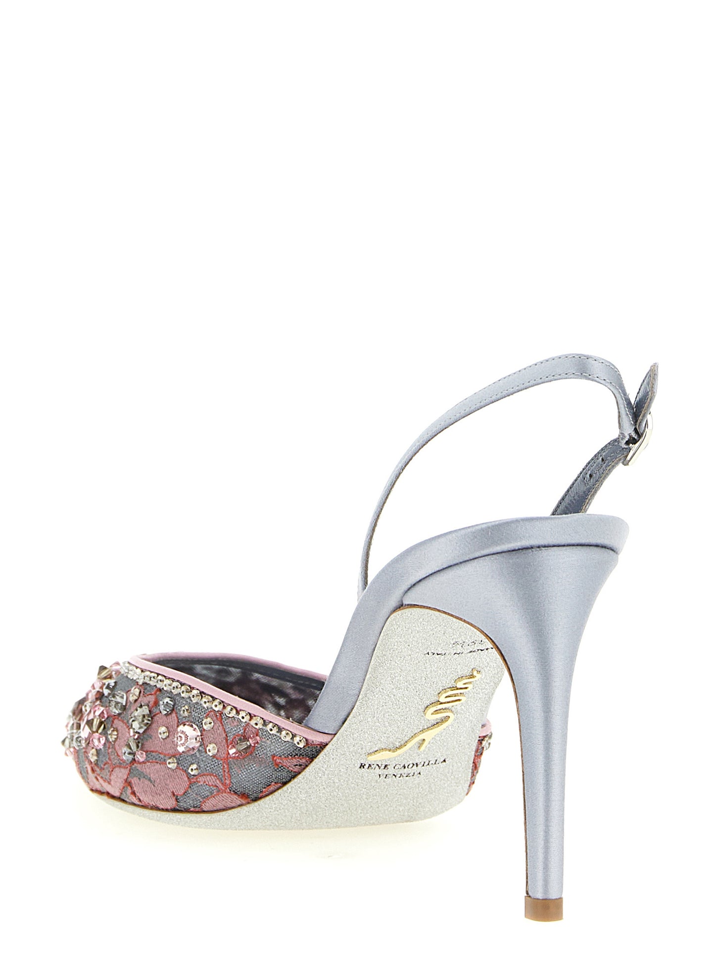 René Caovilla Women 'Cinderella' Slingback RENE CAOVILLA