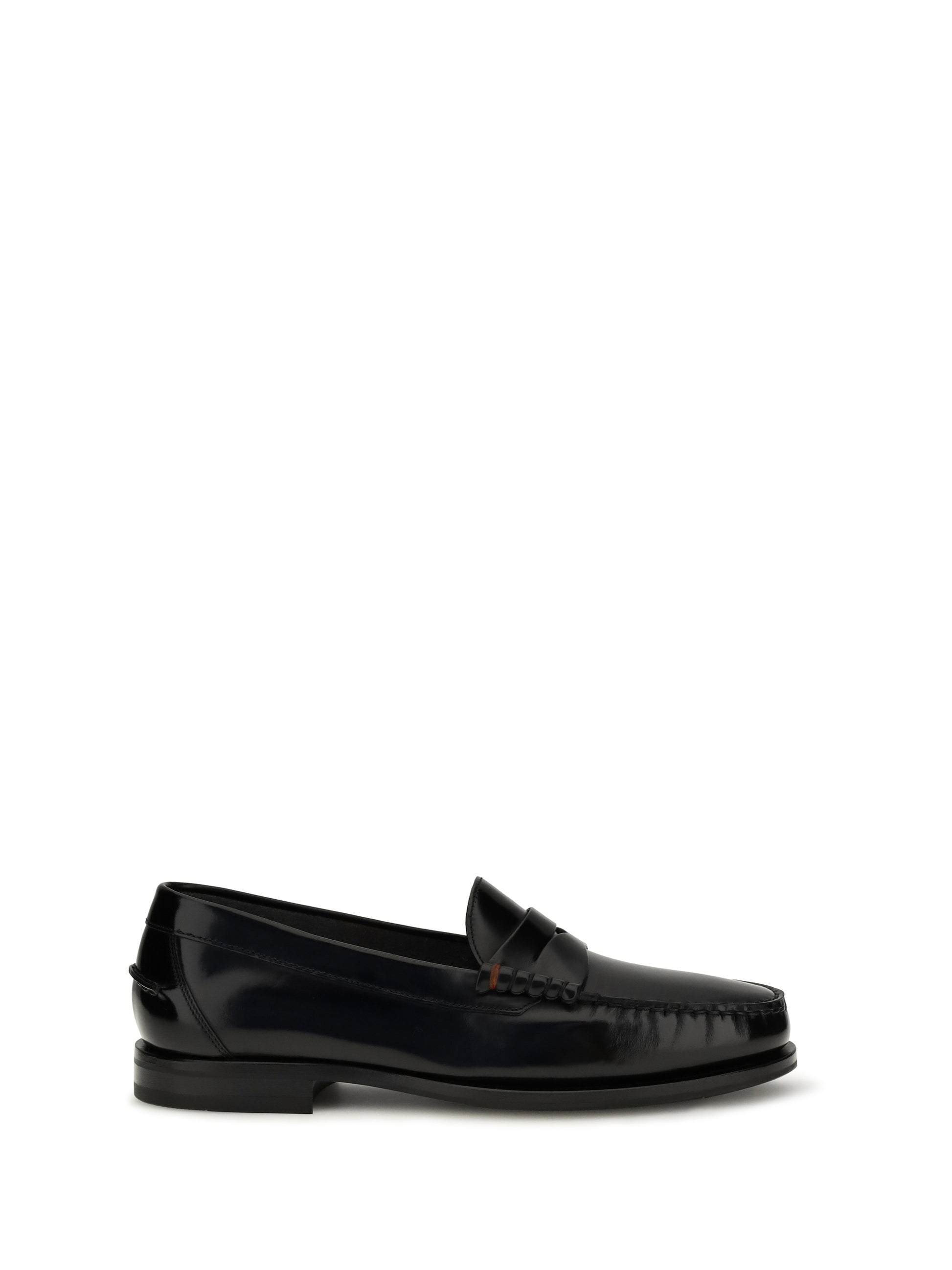 Santoni Men College A Novembre Patent Leather Loafers SANTONI