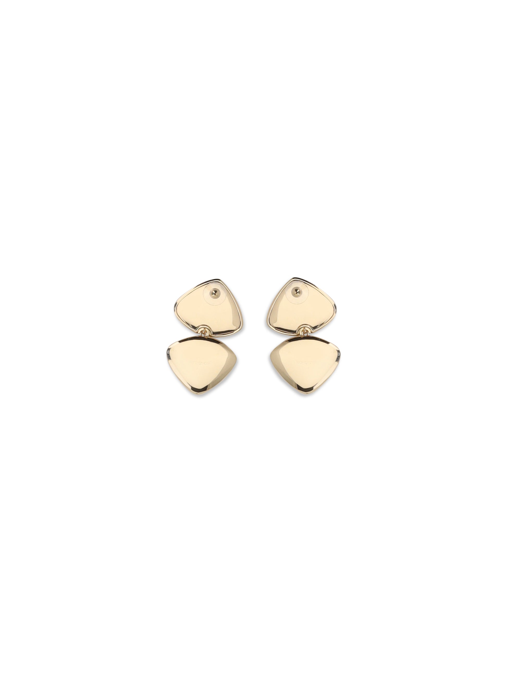 Self-Portrait Women Two-Tone Speckled Enamel Earrings SELF-PORTRAIT