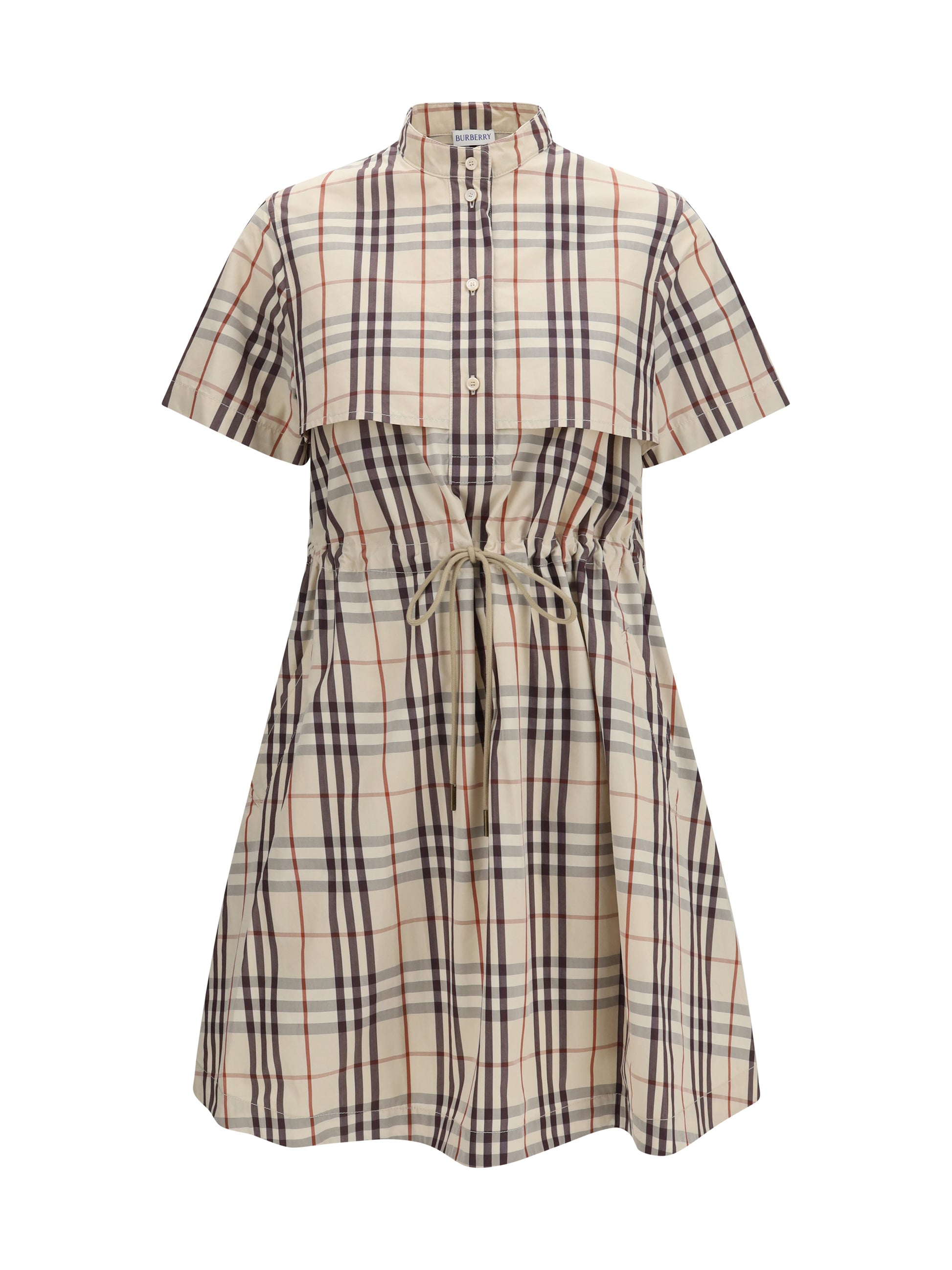 Burberry Women Cotton Check Dress BURBERRY