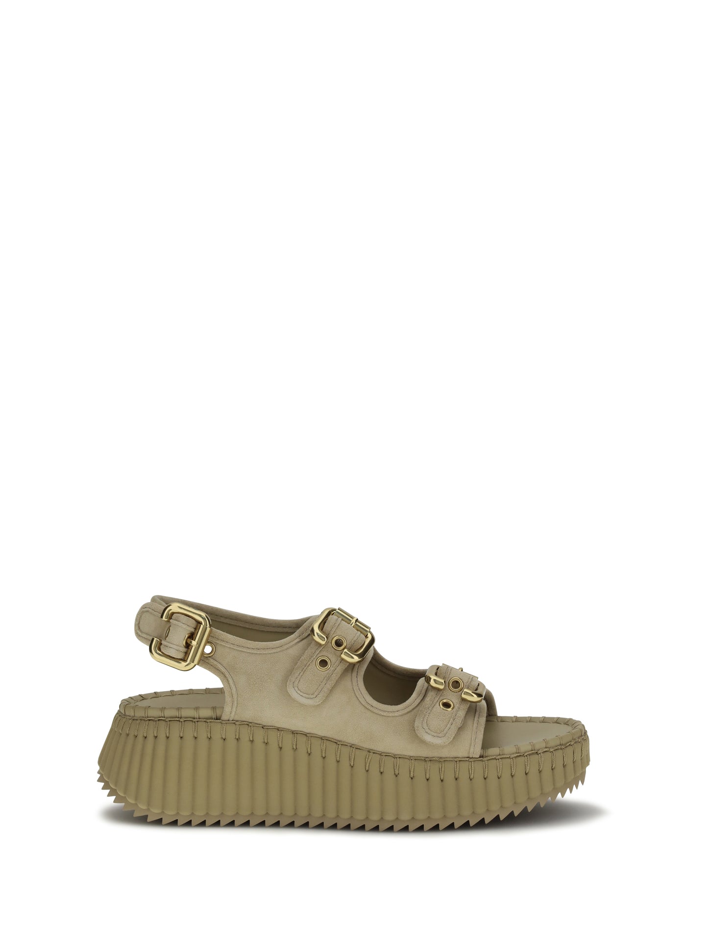 Chloé Women Nama Wedge Sandals CHLOE